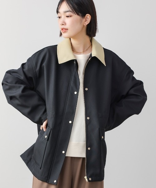 襟切替ブルゾン｜ブージュルードの通販｜&mall（アンドモール）三井