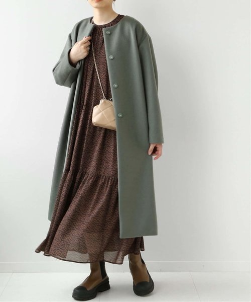 別注》LANA WOOL 140クルーネックコート◇｜ジャーナルスタンダード