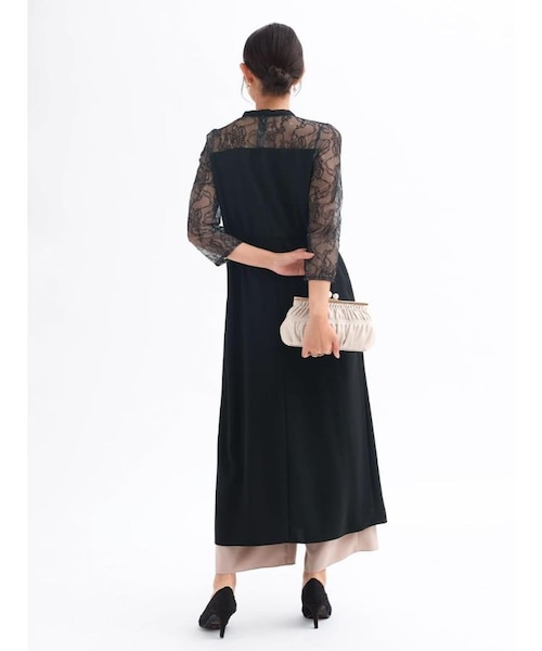 パンツレイヤードスリットドレス｜メドックの通販｜&mall（アンド