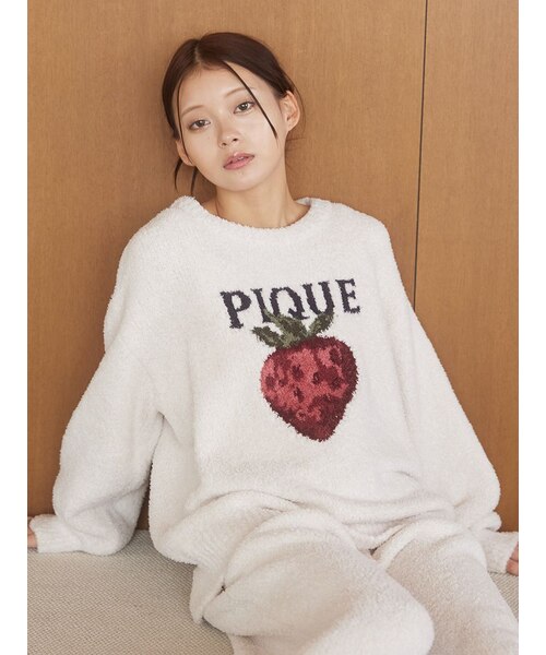 メランジストロベリージャガードプルオーバー｜ジェラートピケの通販