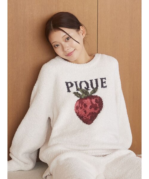 メランジストロベリージャガードプルオーバー｜ジェラートピケの通販