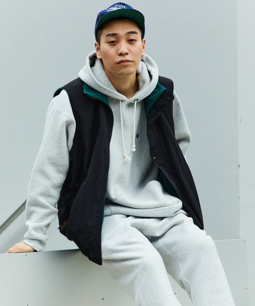 リバーシブル ナイロンフリースベスト｜フリークスストアの通販｜&mall