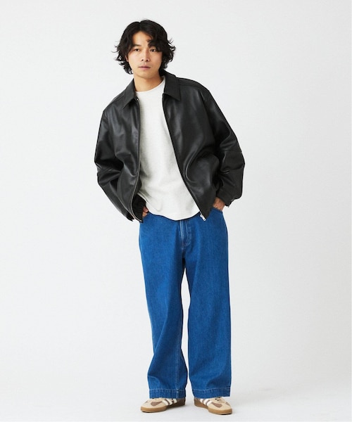 SKOOKUM / スクーカム 別注 シープレザー ジップジャケット