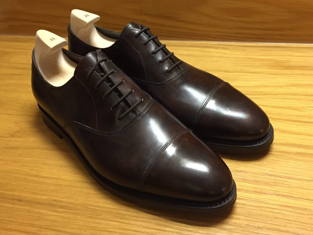 サイズ感】Johnlobb CITY II Museum Calf Dark Brown 80EE | ミウラな日々