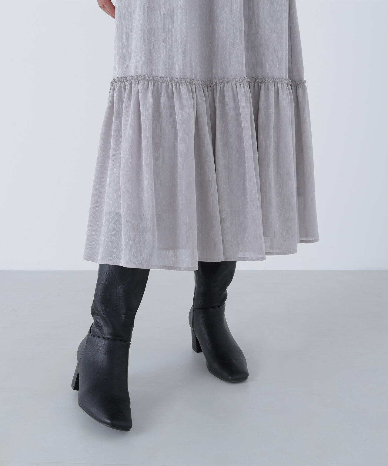 バックリボンジャガードワンピース | NATURAL BEAUTY BASIC