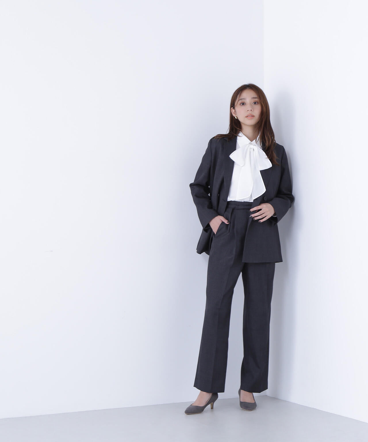 シャークスキン SETUPダブルブレストジャケット | NATURAL BEAUTY