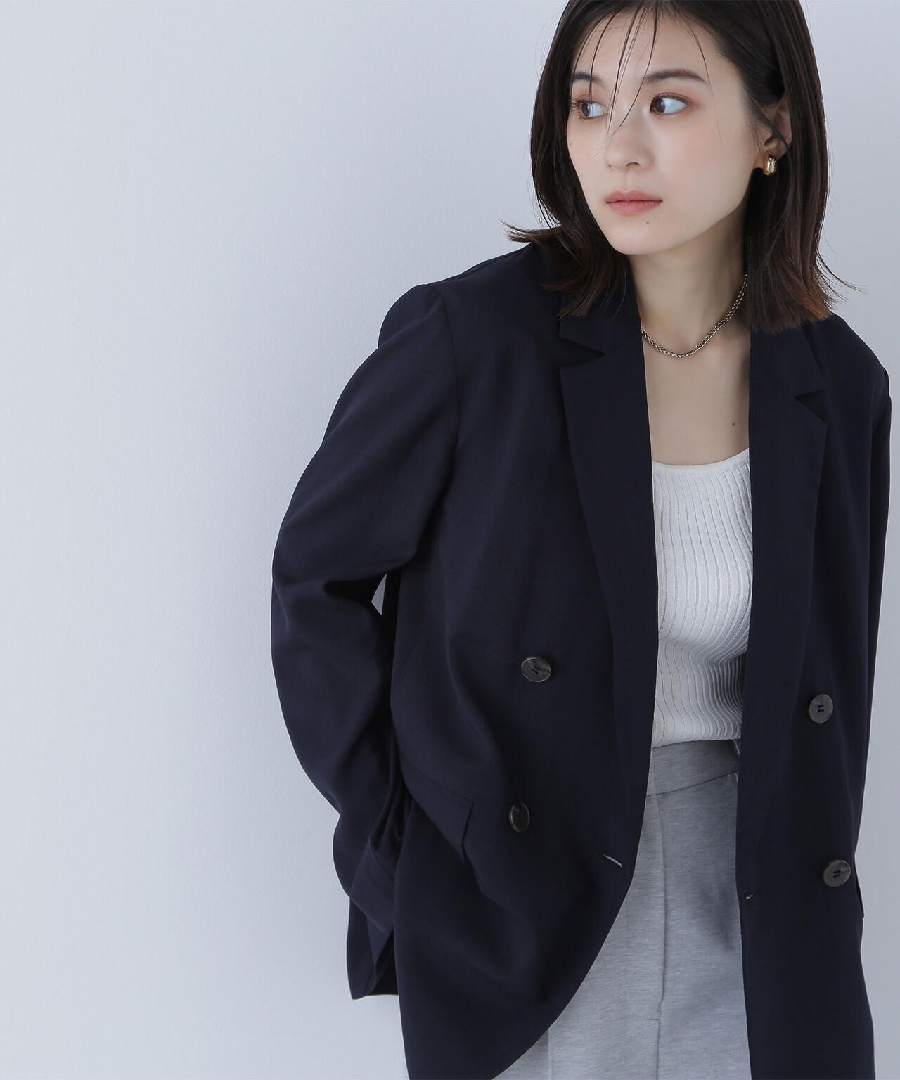 Oggi掲載】ライトボクシーダブルジャケット | NATURAL BEAUTY BASIC