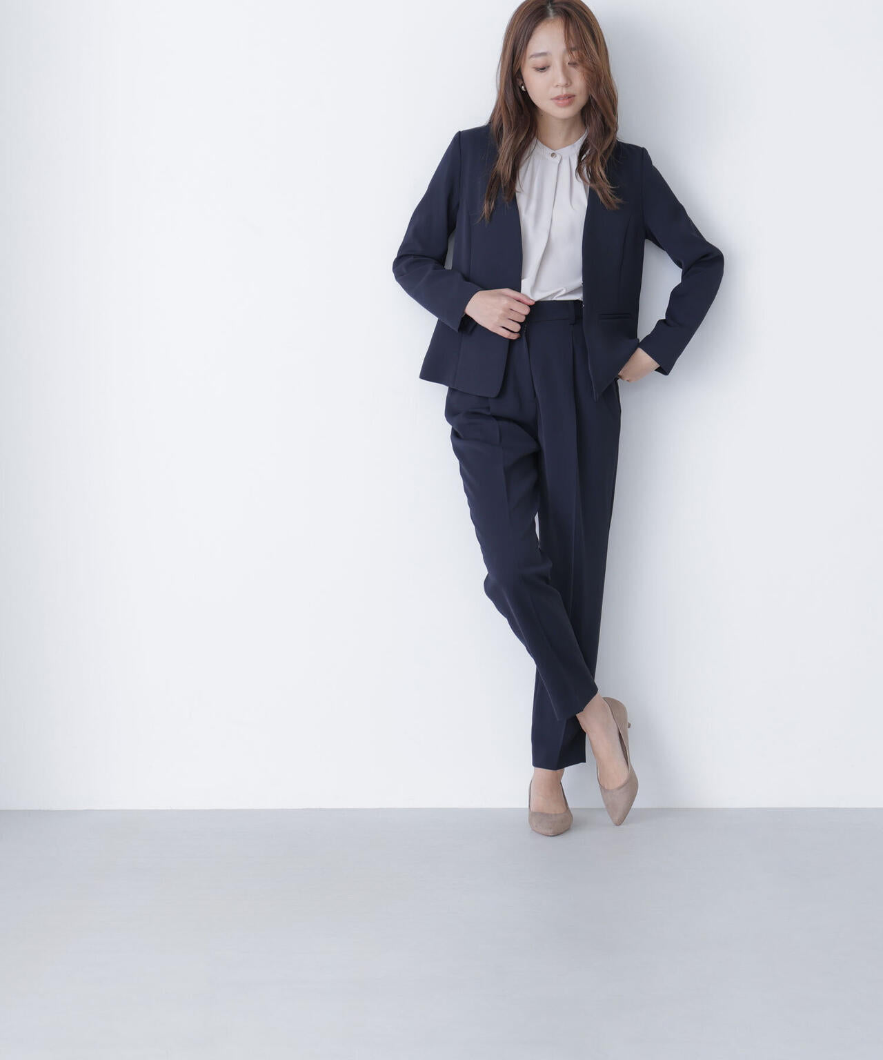 ストレッチツイルセットアップシリーズ テーパードパンツ | NATURAL