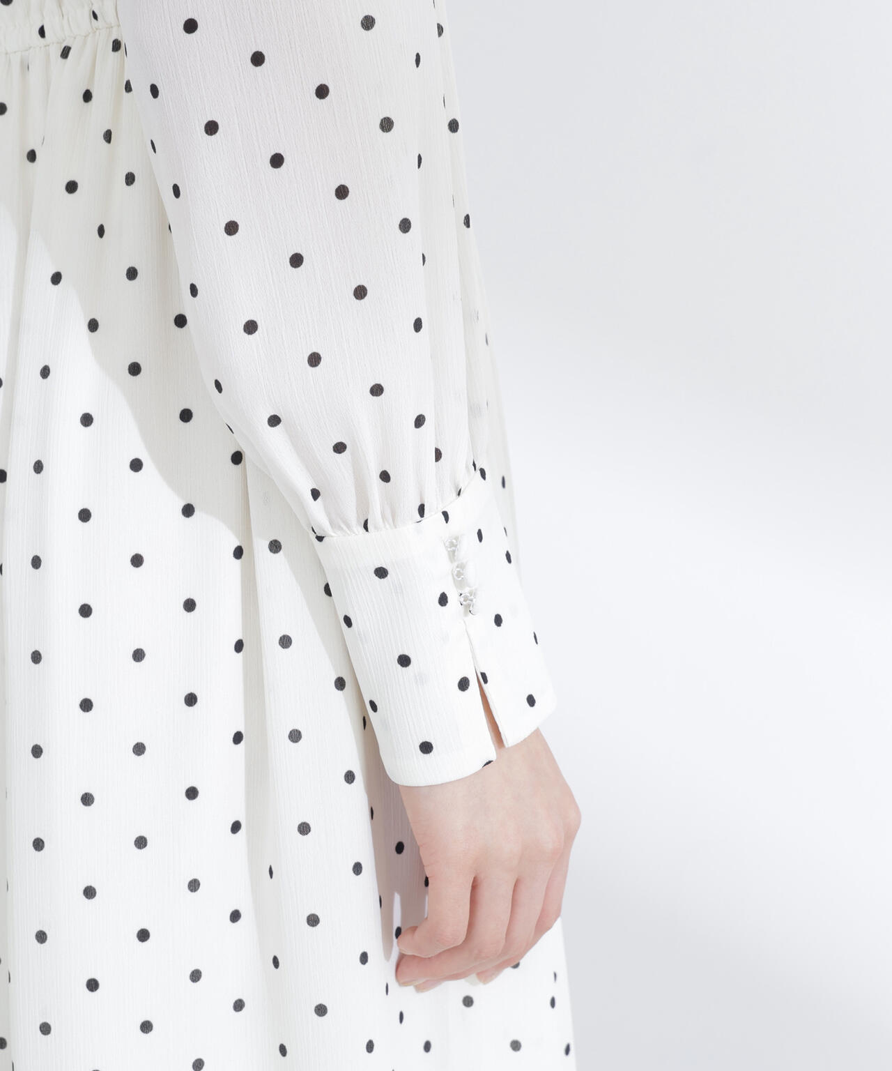 ドットプリントシャーリングワンピース | NATURAL BEAUTY BASIC