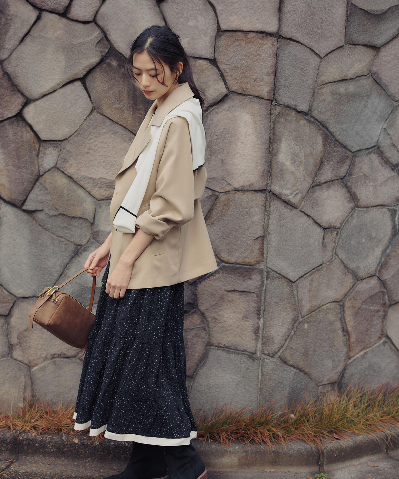 ハーフトレンチコート | NATURAL BEAUTY BASIC（ナチュラル