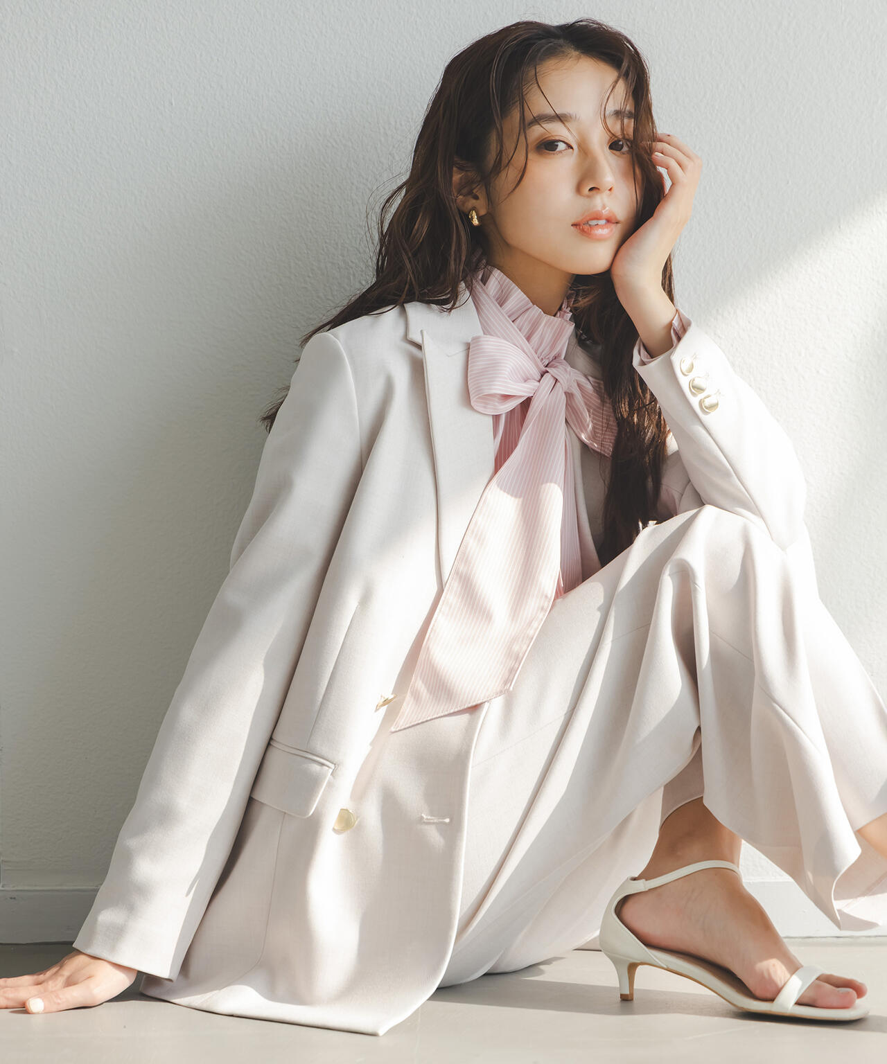 ダブルブレスト SETUP ボクシージャケット | NATURAL BEAUTY BASIC