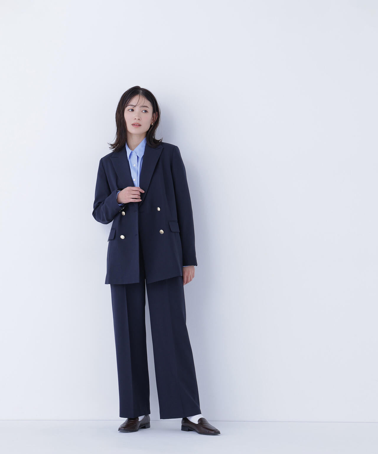 ダブルブレスト SETUP ボクシージャケット | NATURAL BEAUTY BASIC