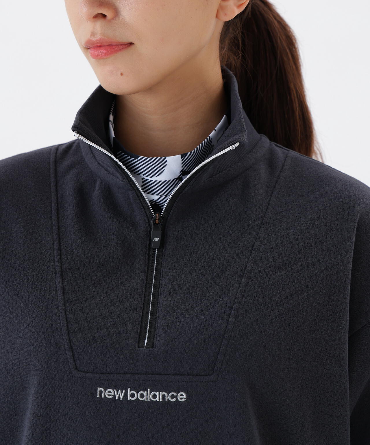 直営店舗・公式オンライン限定】半袖 スウェット ハーフジップ プル