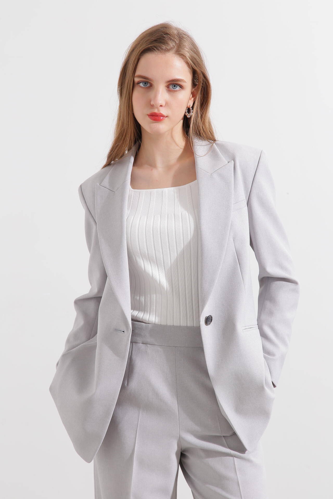 スラブストレッチセットアップジャケット | PINKY&DIANNE（ピンキー