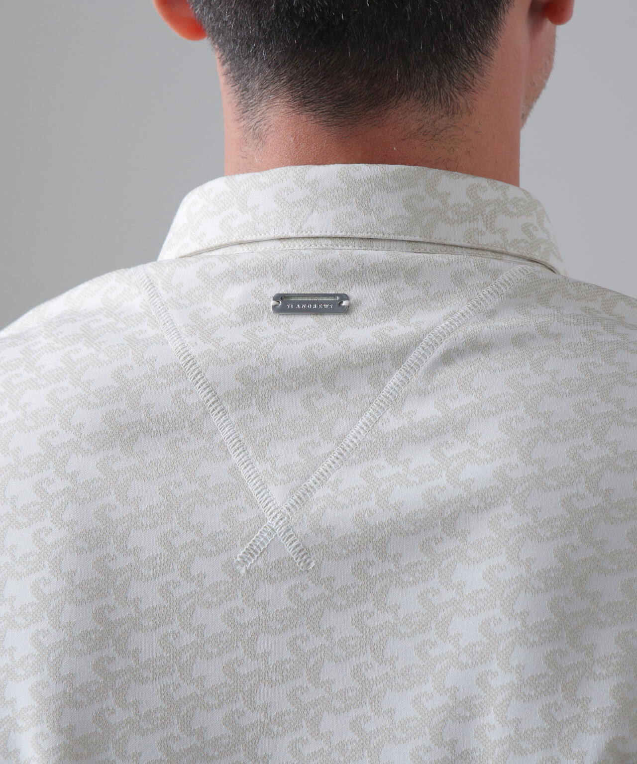 SAロゴトッドジャガード半袖シャツ (MENS) | St ANDREWS（セント