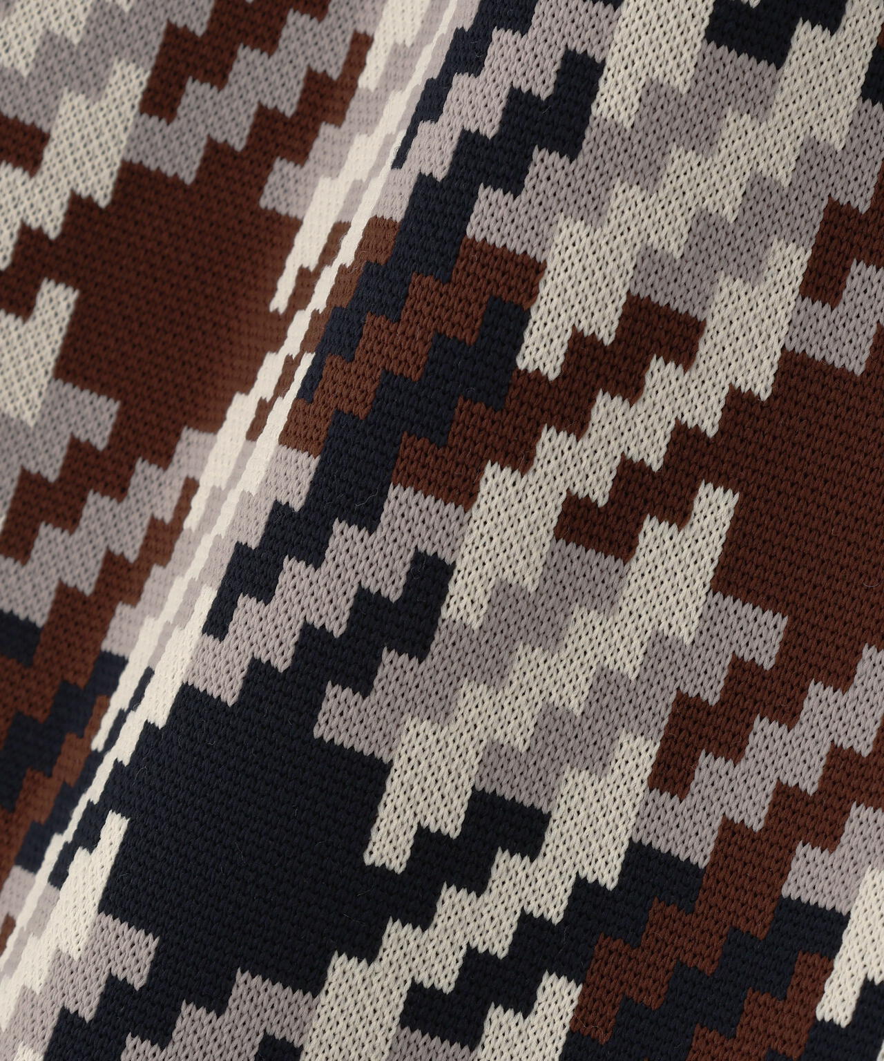 ジャガード ガンクラブチェック柄ポロニットワンピース | PEARLY GATES