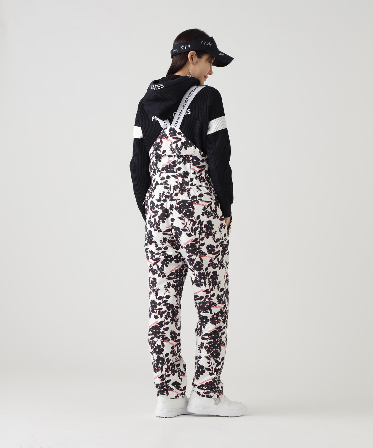 PEARLYGATES 花柄 セットアップ サイズ1&0 PEARLYGATES 花柄