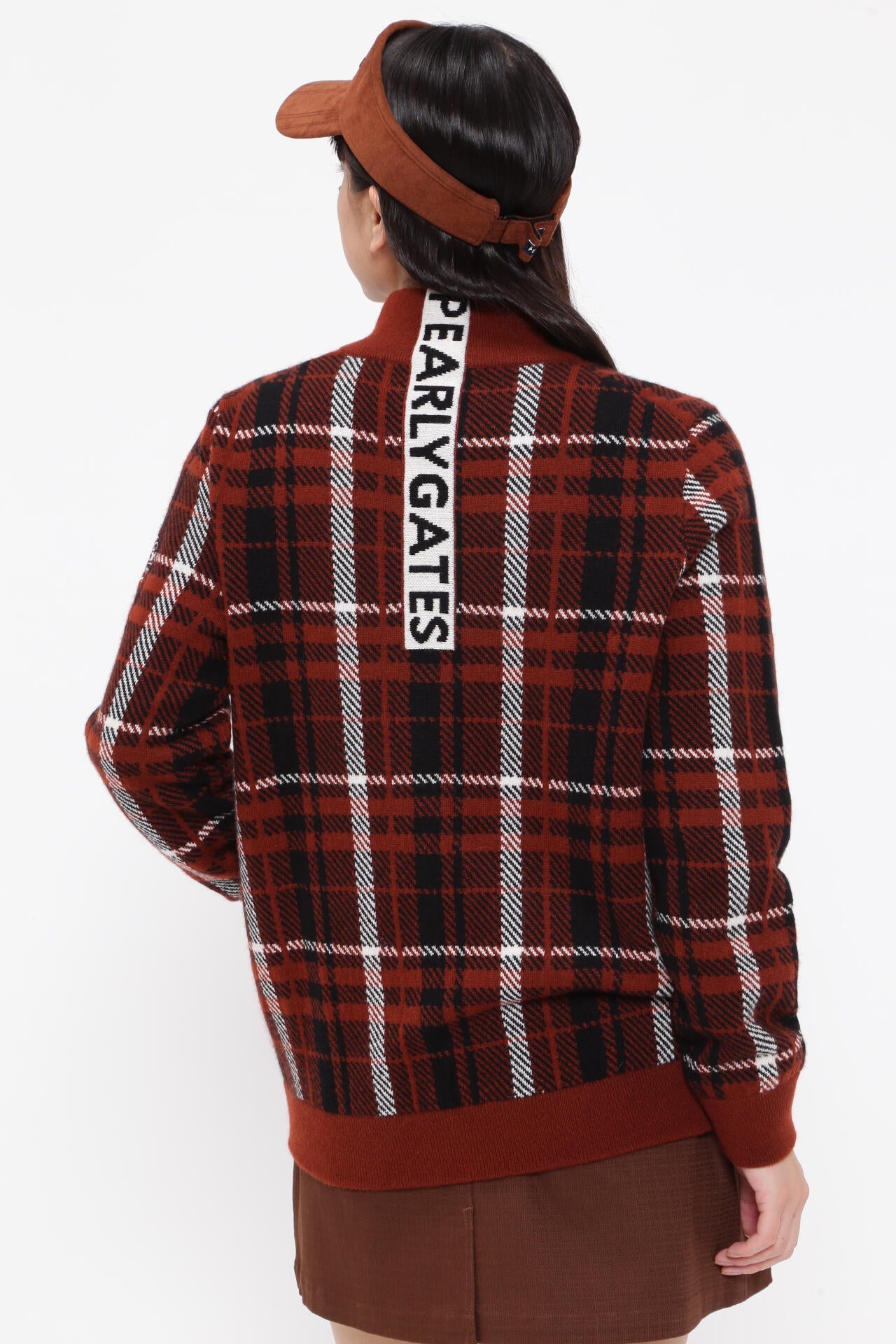 カシミヤ天竺 フルジップニットジャケット ＜CHECKシリーズ＞ | PEARLY