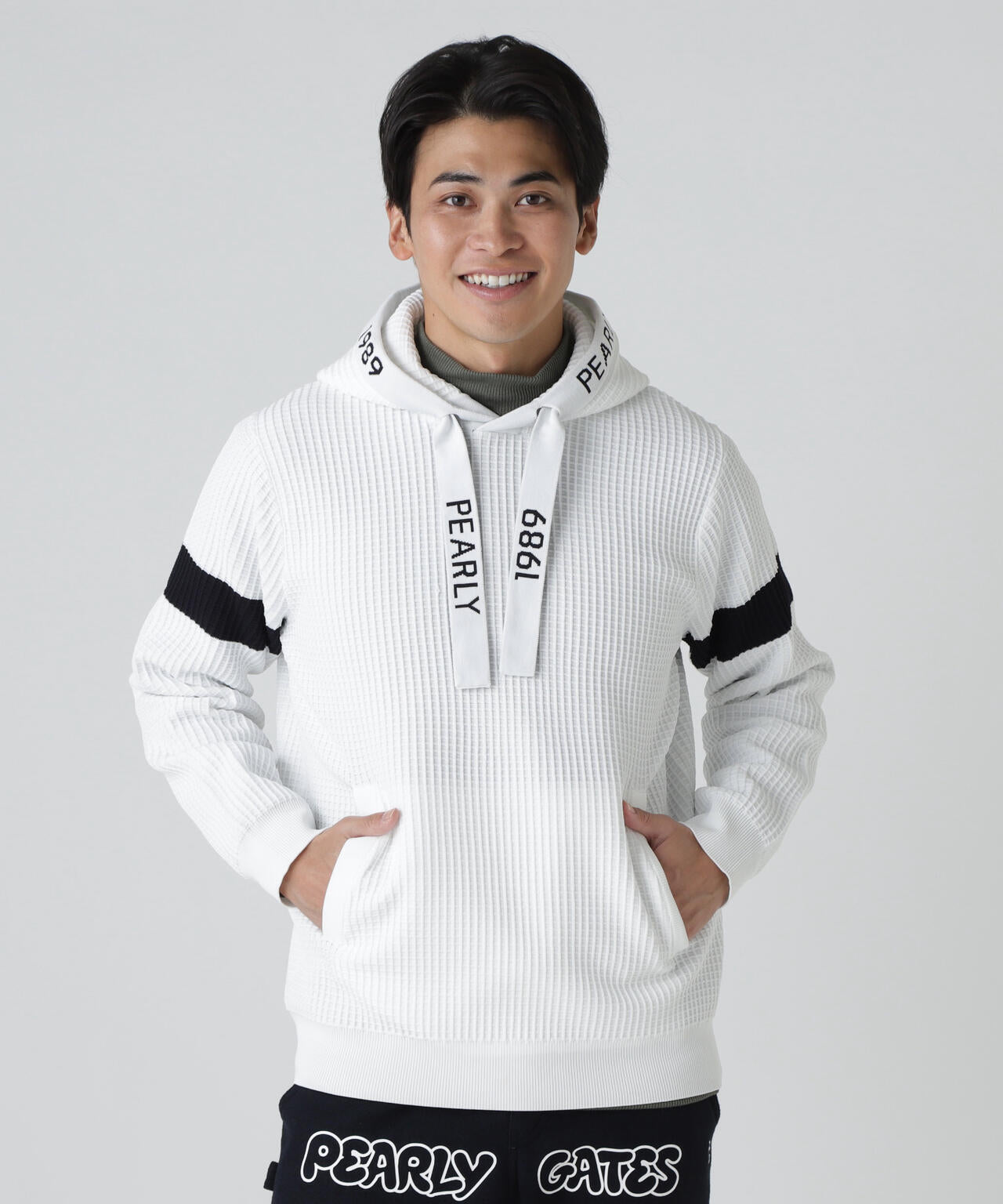 12Gダブルジャガードフーディニットプルオーバー | PEARLY GATES