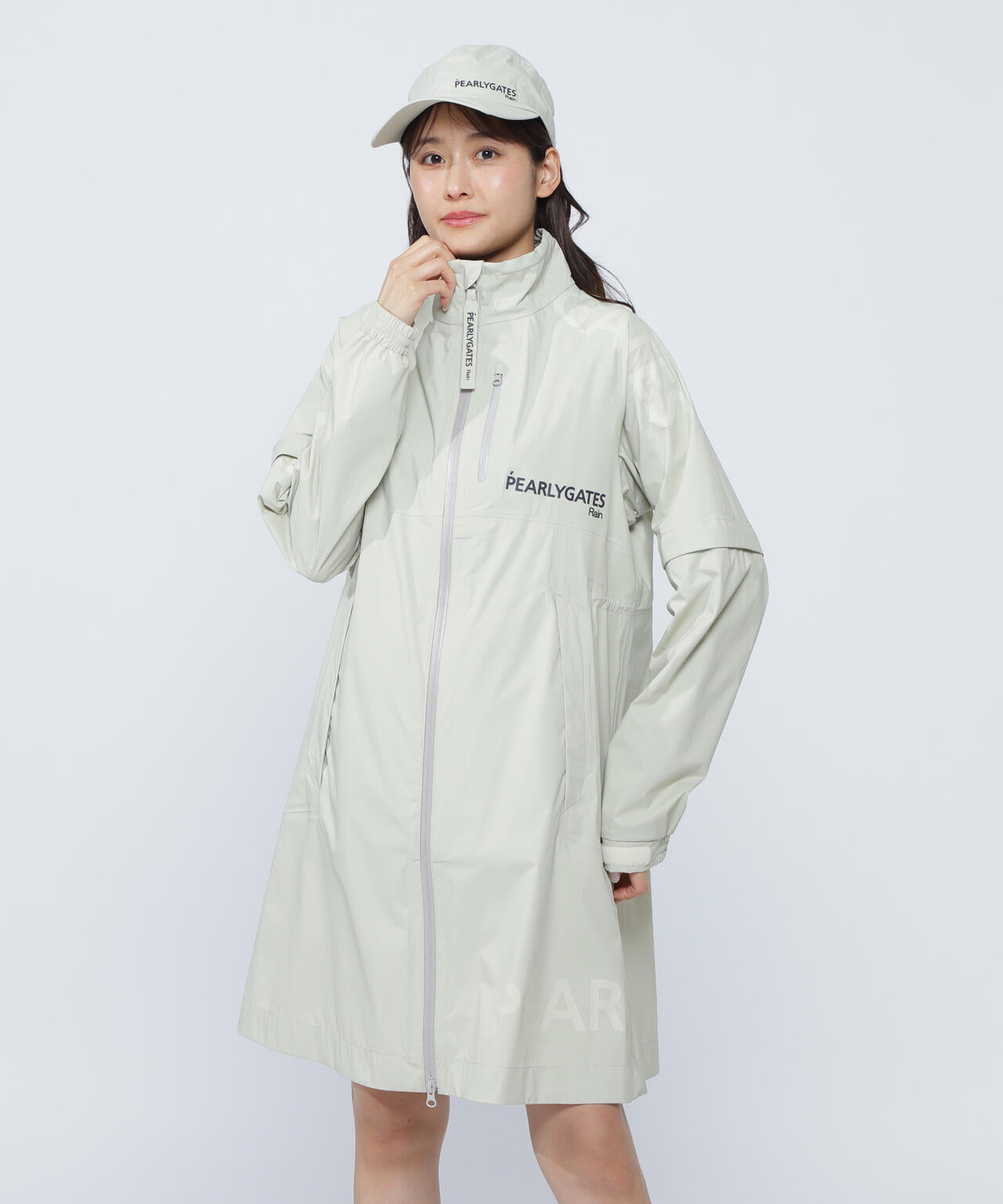 NYストレッチタフタ3Lレインワンピース (LADIES) | PEARLY GATES