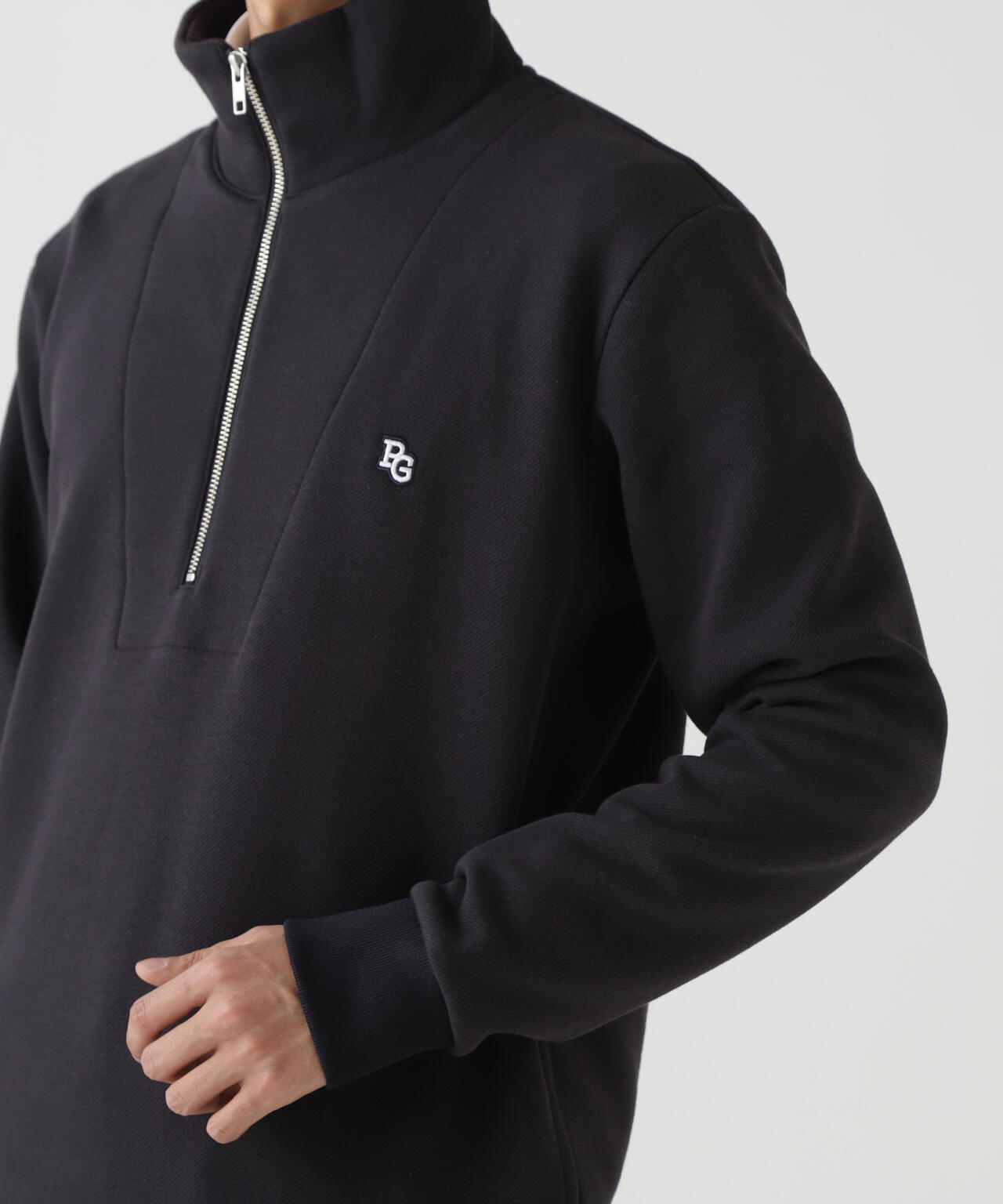 ツイル裏毛スウェットハーフジップアップ | PEARLY GATES（パーリー