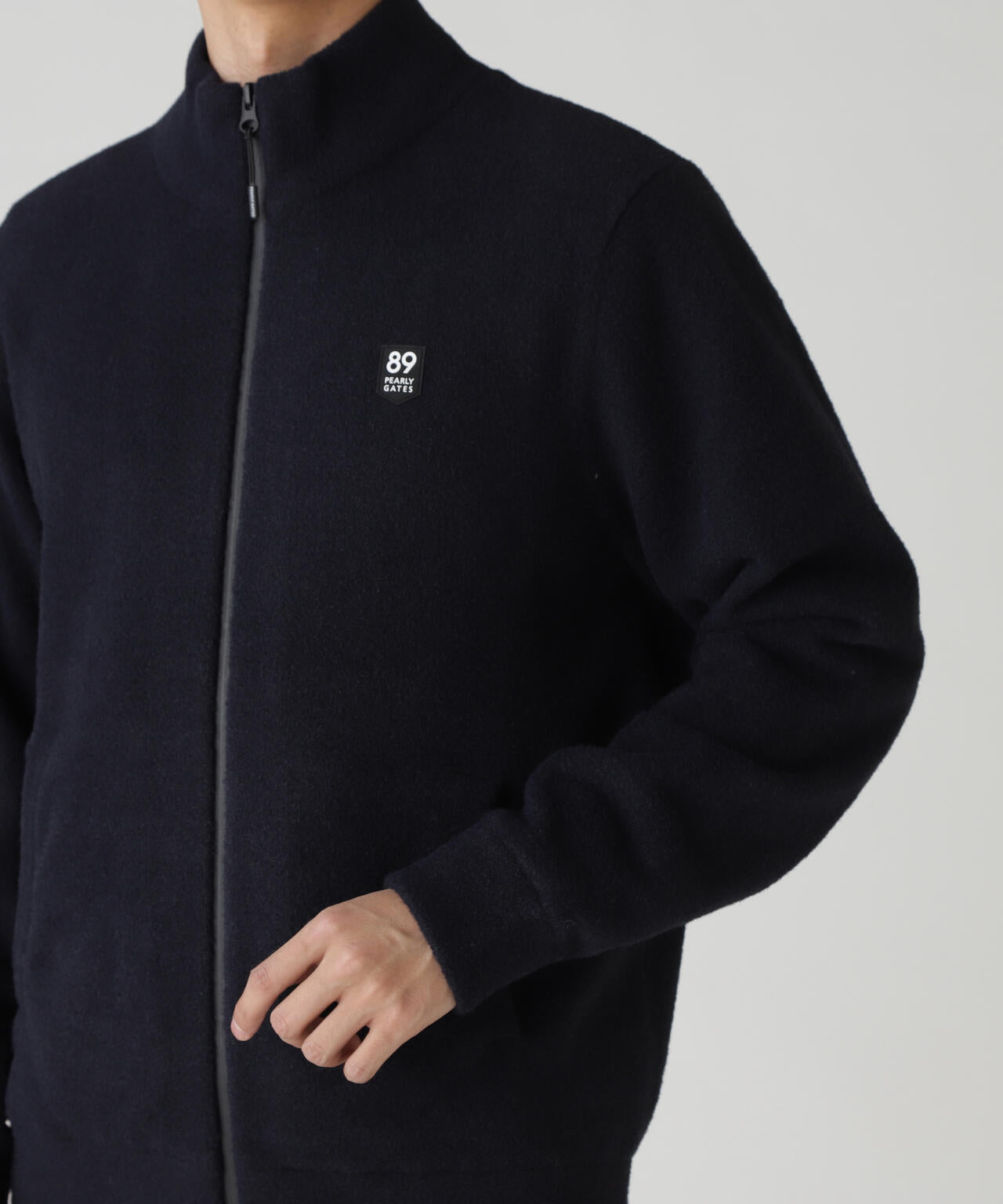 美品 PEARLY GATES ニット ブルゾン ジップアップ サイズ 4 未使用級