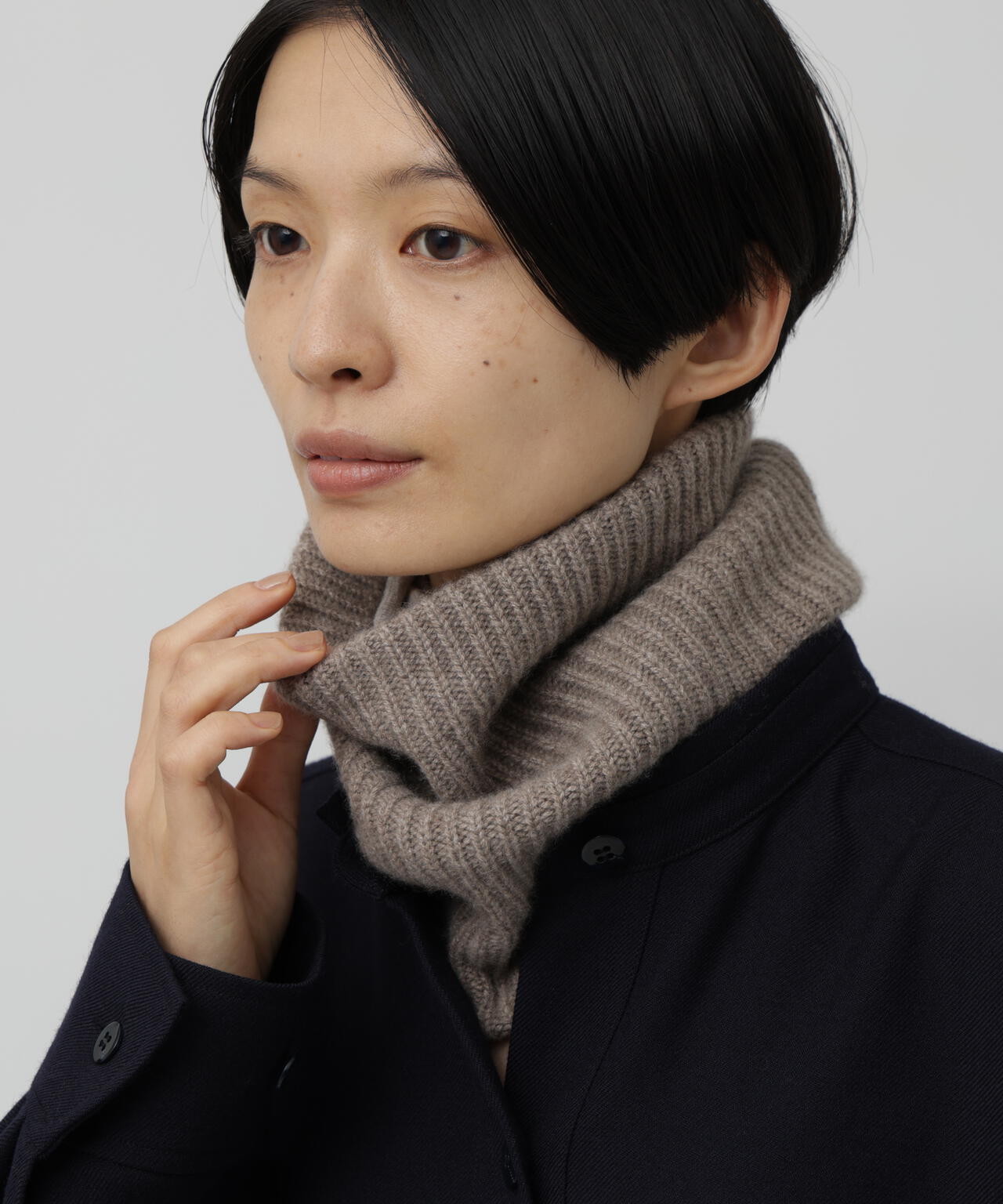 OLU NATURAL BASIC カシミヤスヌード | wagona（ワゴナ