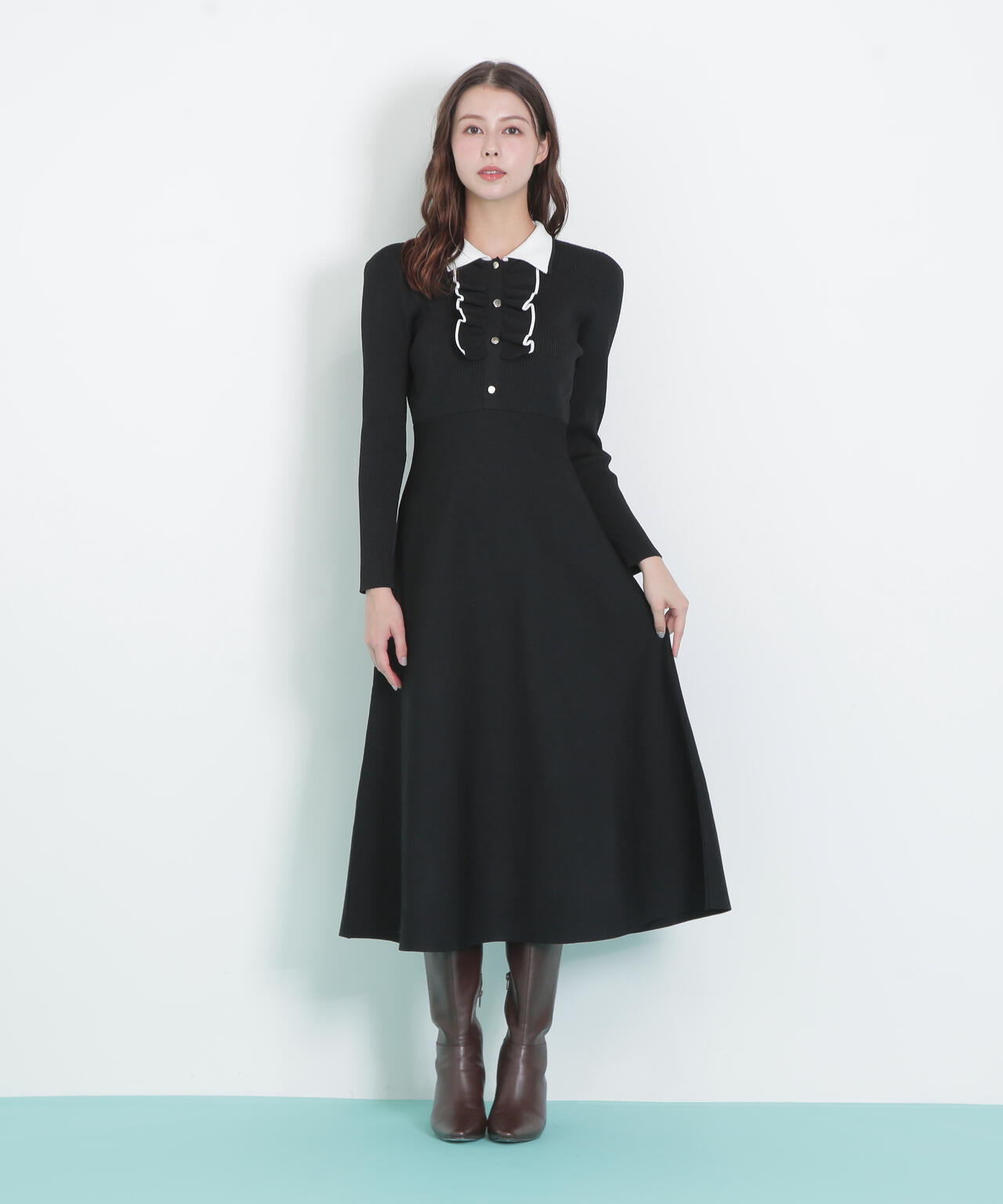 フリルポロニットワンピース | JILL by JILL STUART（ジル バイ ジル