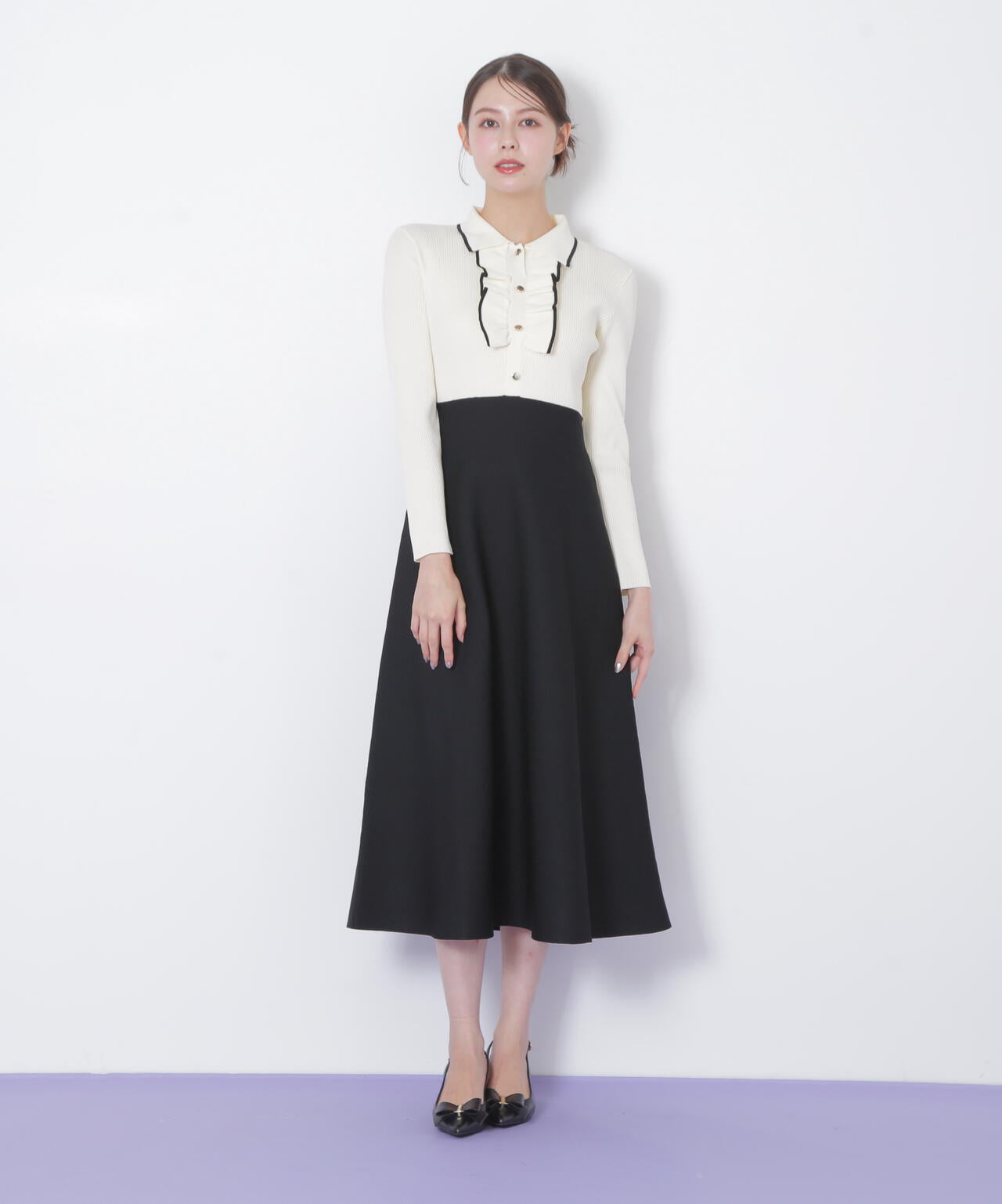 フリルポロニットワンピース | JILL by JILL STUART（ジル バイ ジル