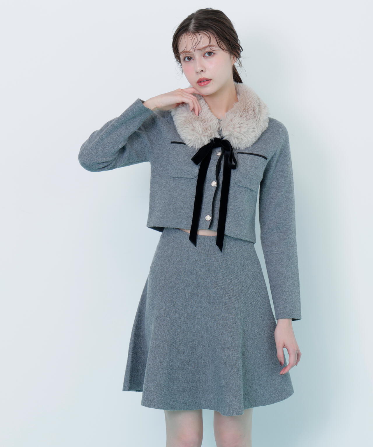 ファーティッペットニットセットアップ | JILL by JILL STUART（ジル