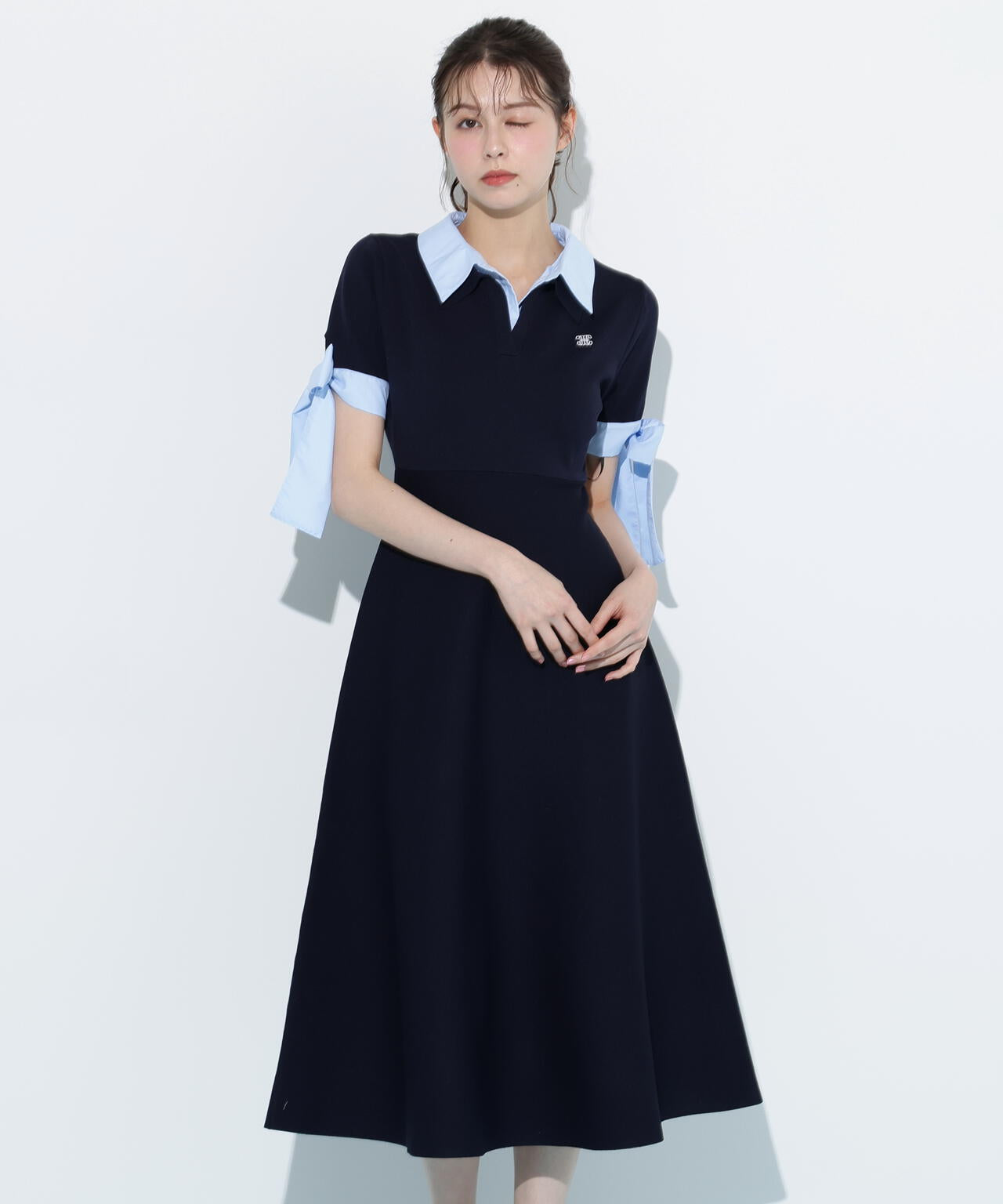 ダブルカラーニットワンピース | JILL by JILL STUART（ジル バイ ジル