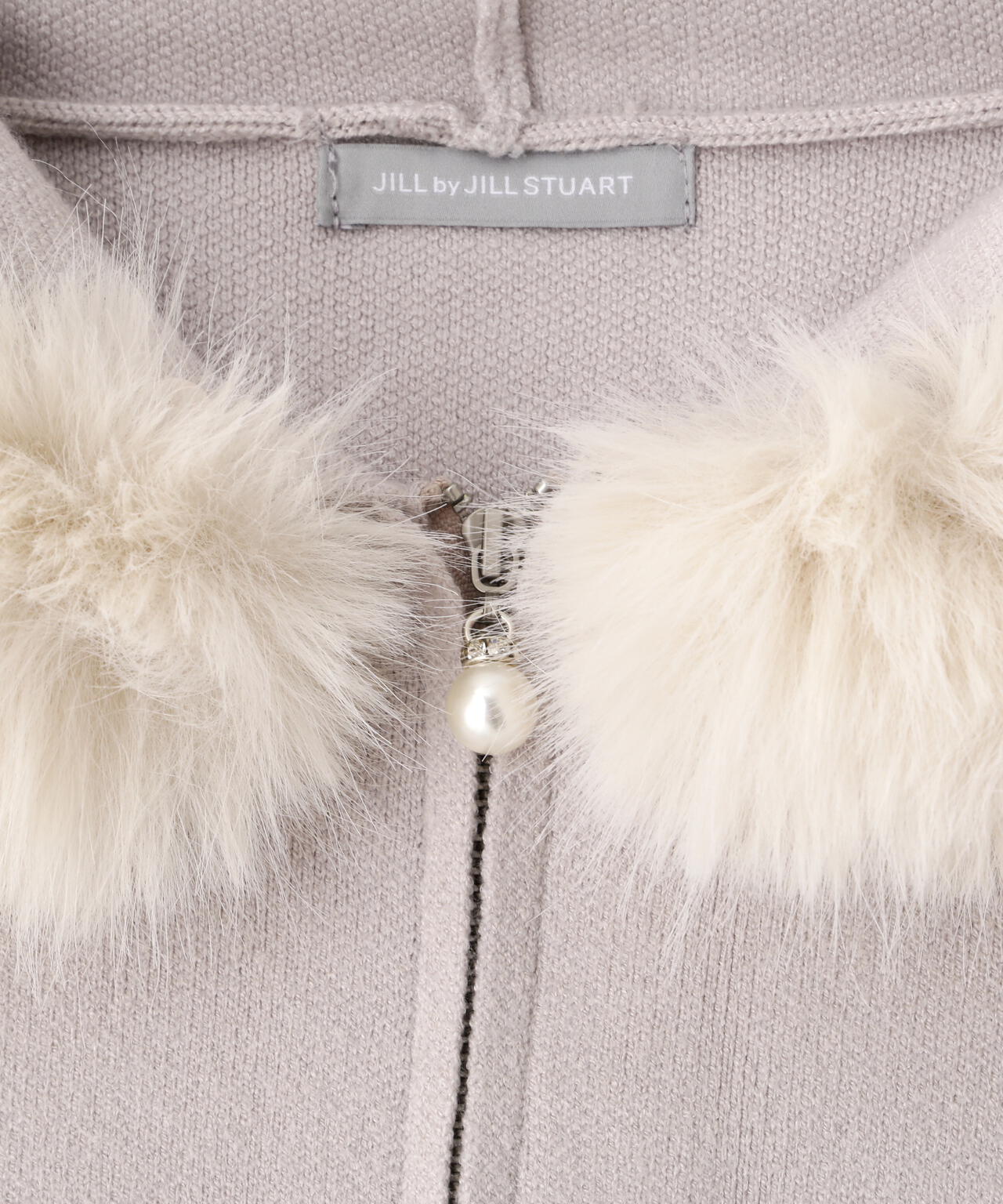 フェイクファー付きニットパーカー | JILL by JILL STUART（ジル バイ