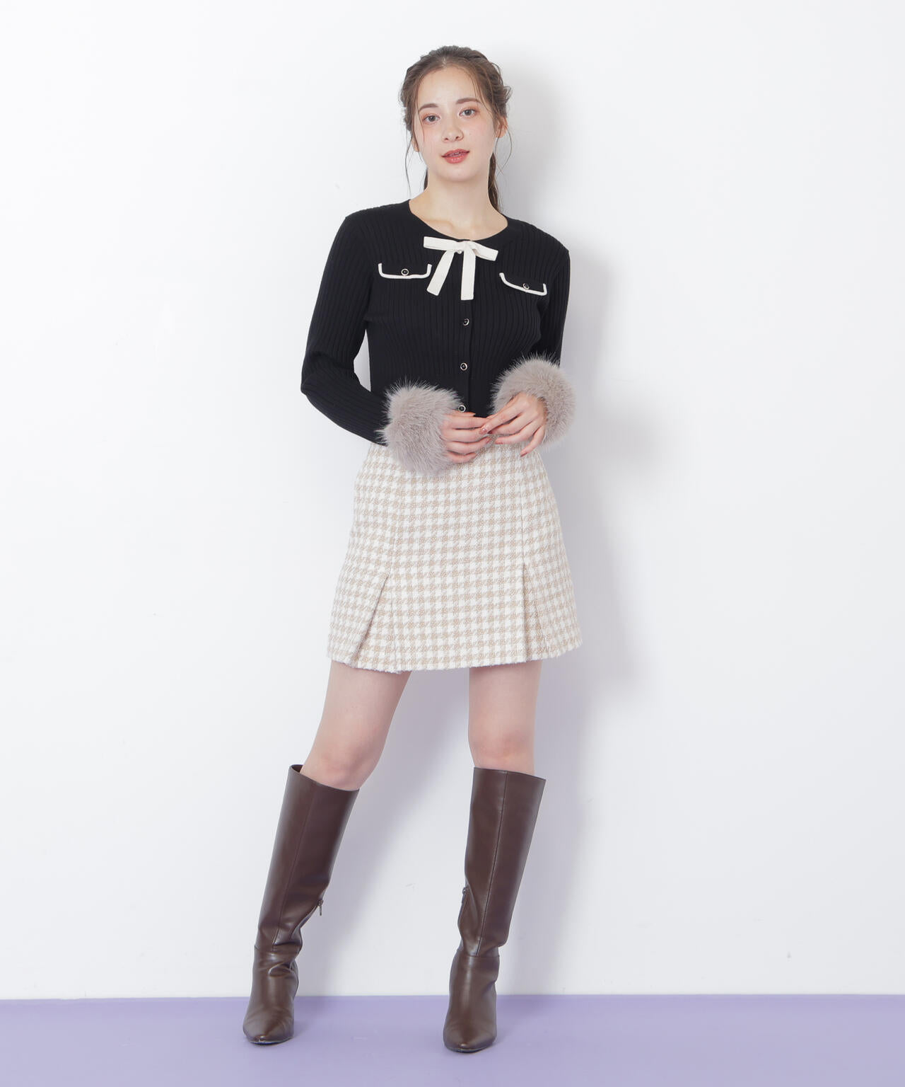 千鳥ツイードタイトミニスカート | JILL by JILL STUART（ジル バイ