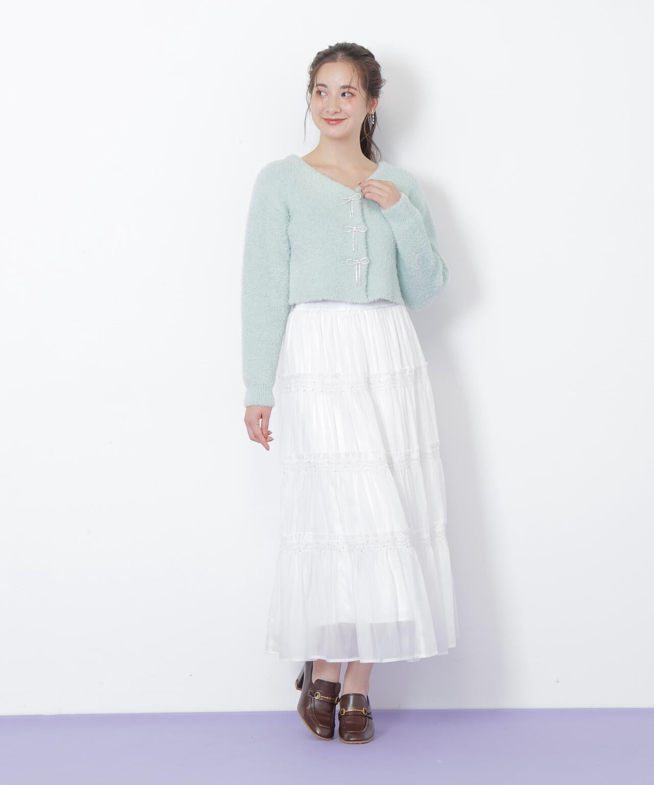 シャイニーティアードスカート | JILL by JILL STUART（ジル バイ ジル