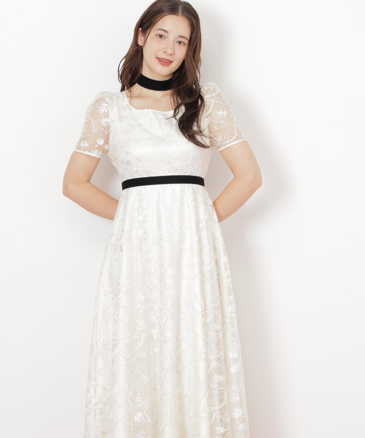 mikuさんコラボ＞エンブロイダリーレースドレス | JILL by JILL