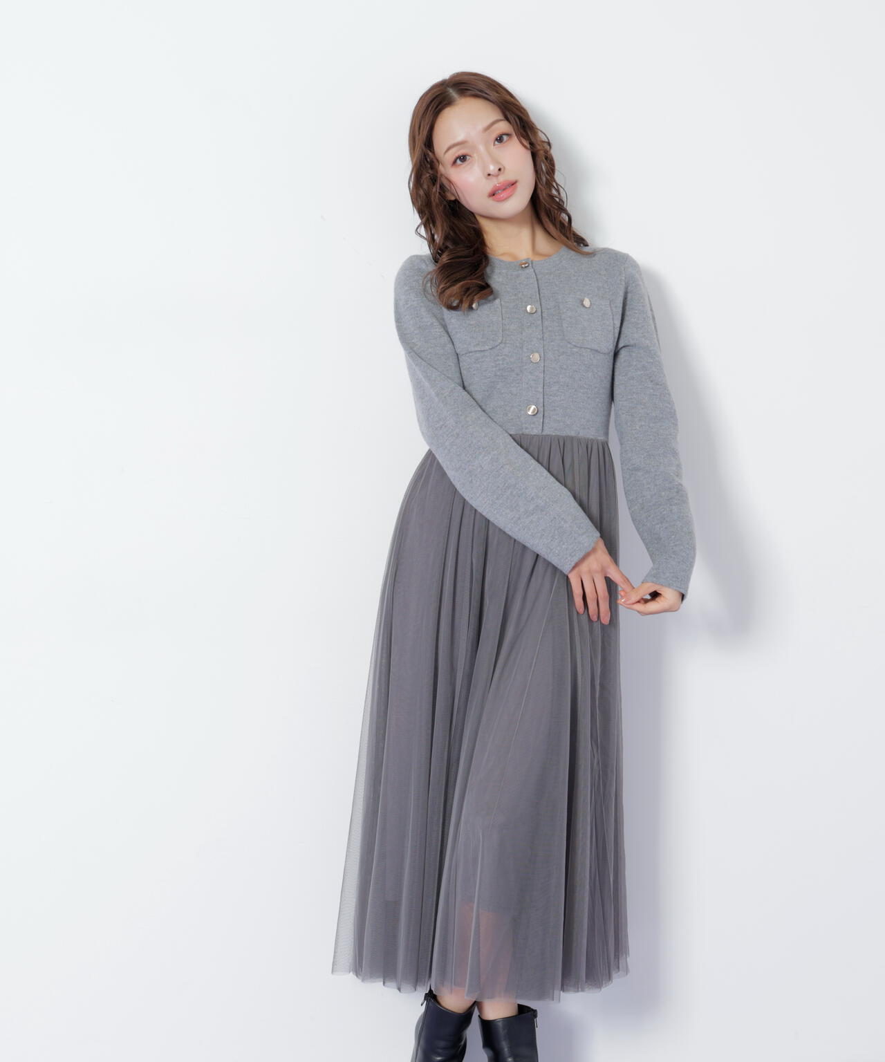 ニットジャケットドッキングワンピース | JILL by JILL STUART（ジル