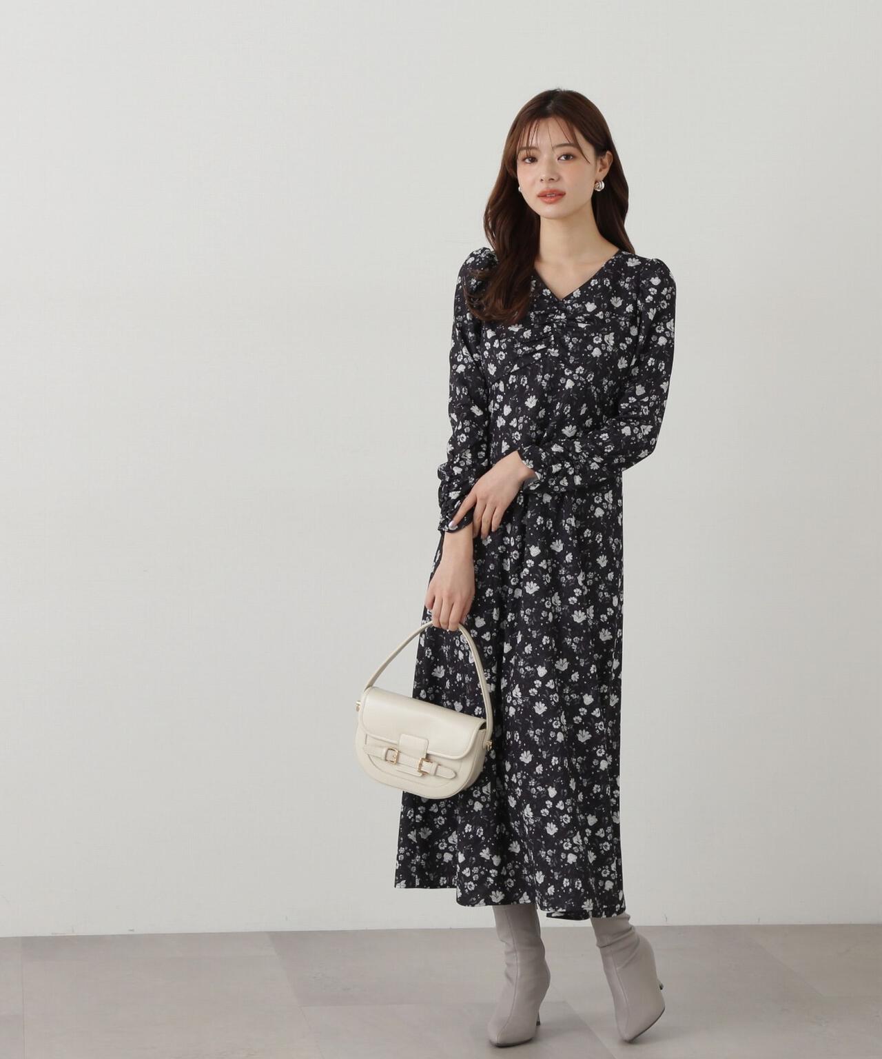 フラワープリントワンピース | PROPORTION BODY DRESSING