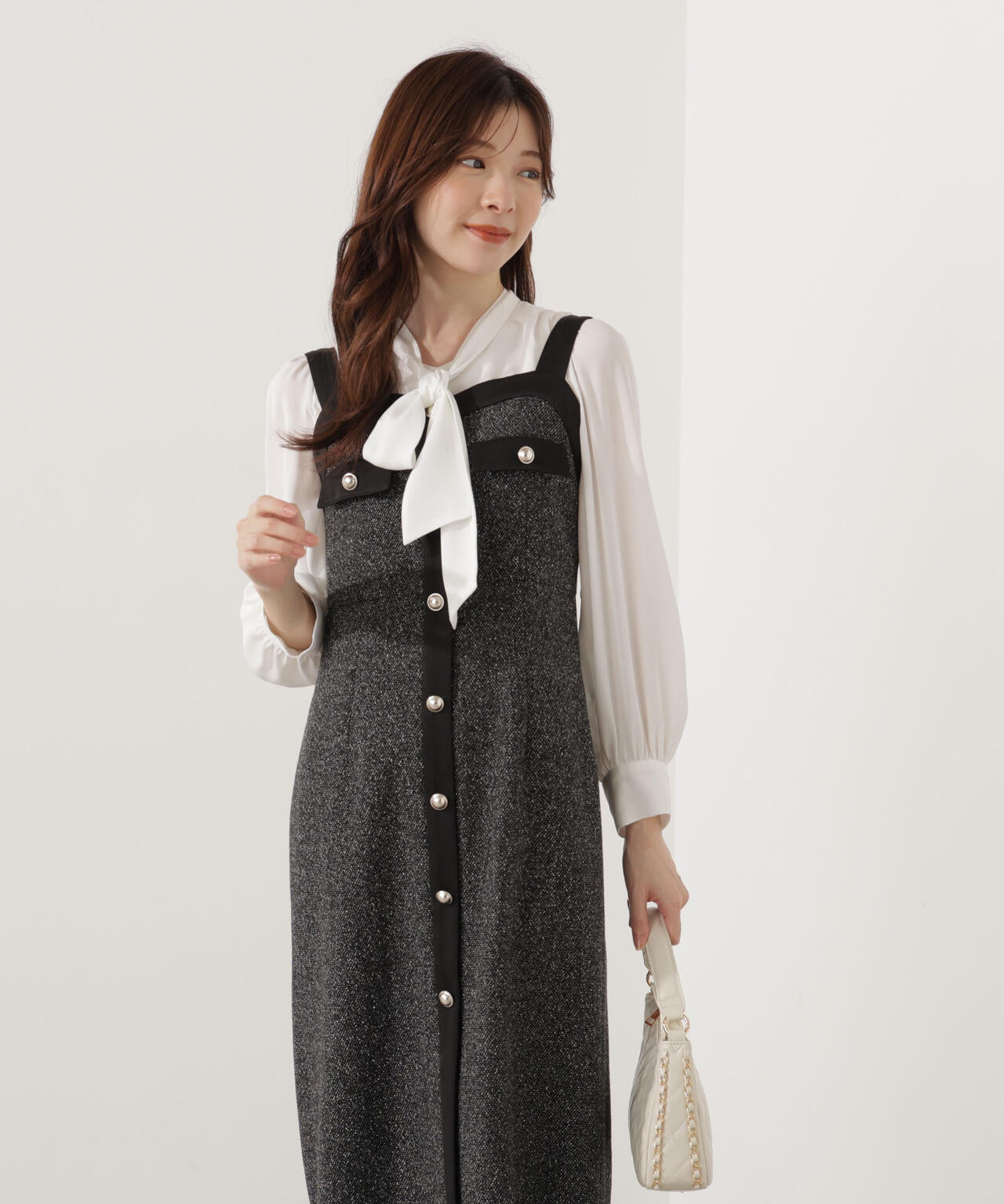 ツイードロングジャンスカ | PROPORTION BODY DRESSING