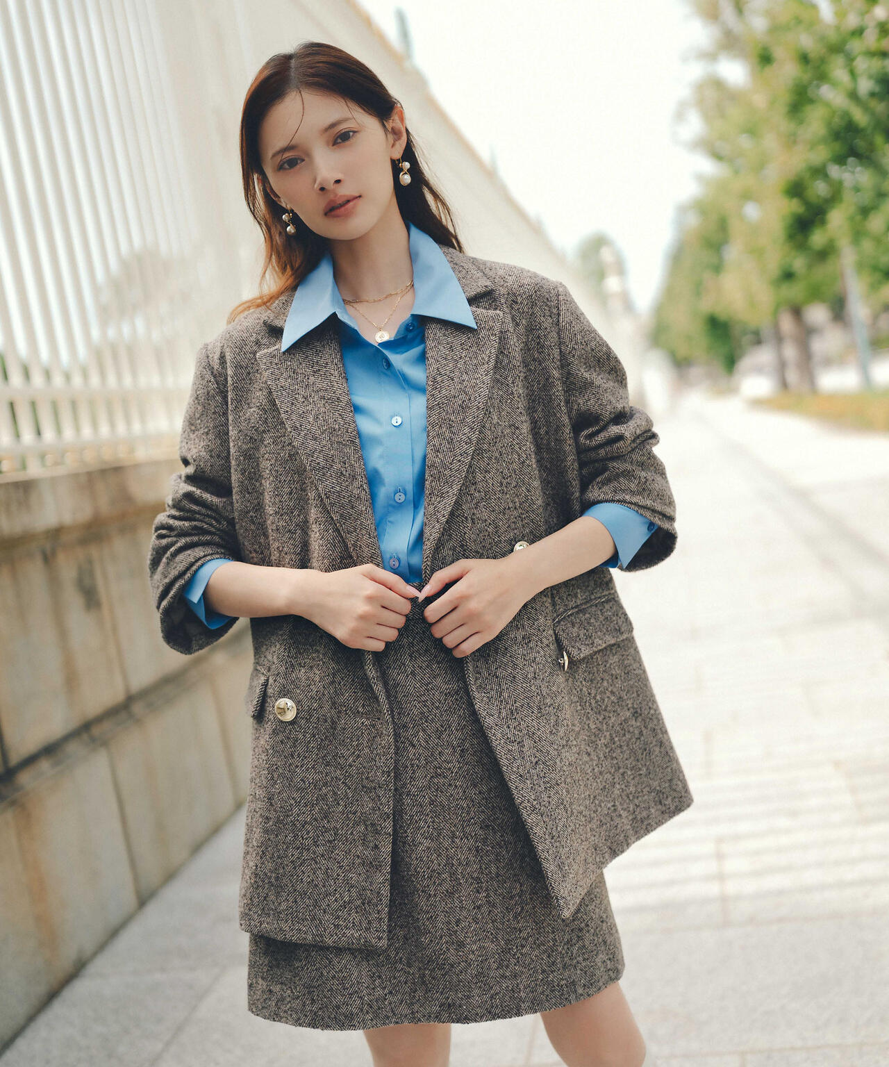 青島心さん着用】ツイードジャケット | PROPORTION BODY DRESSING