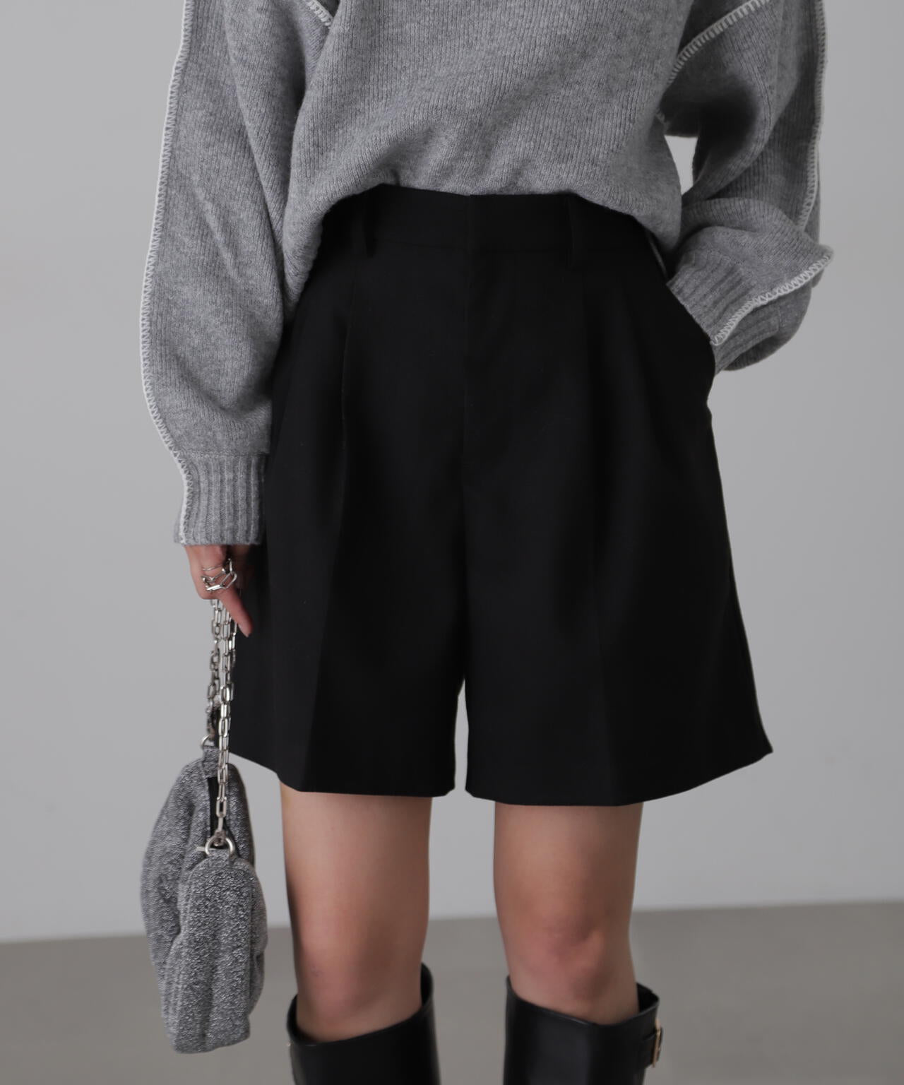 3サイズ展開XS-M】タックショートパンツ【低身長サイズ有】 | FREE'S