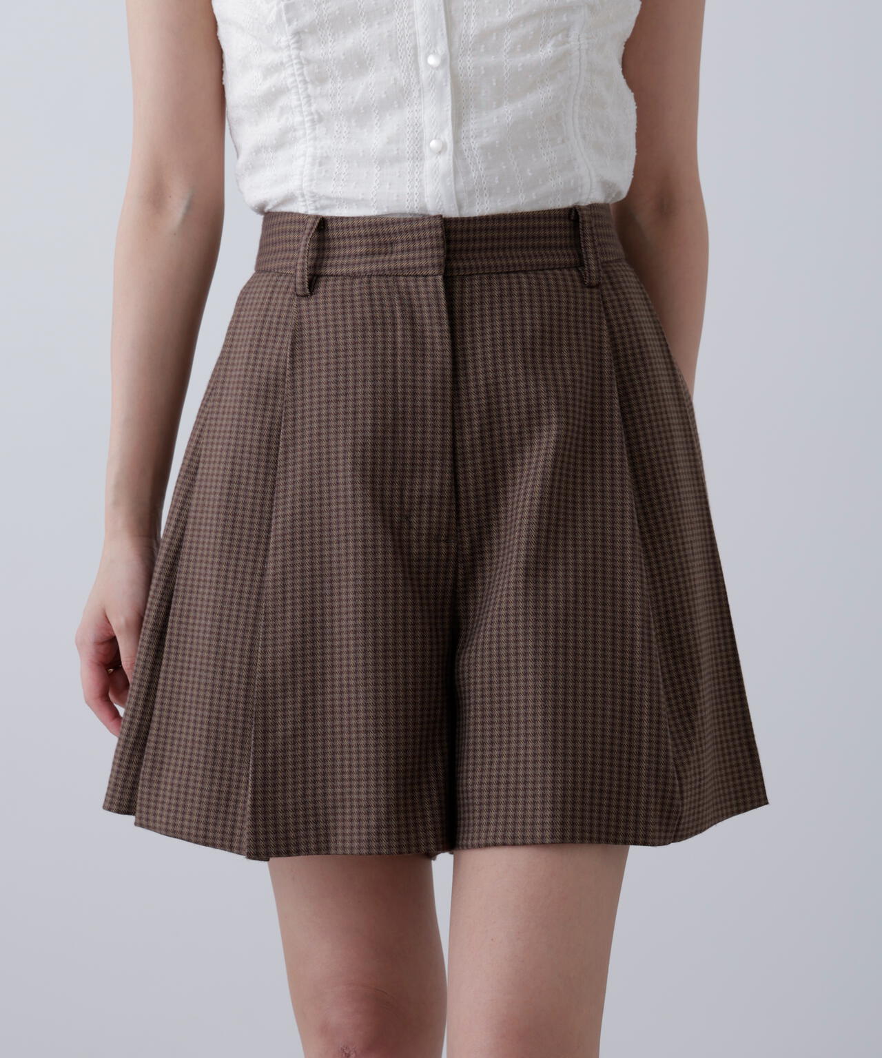 セットアップ対応〉ツータックキュロットパンツ | FREE'S MART