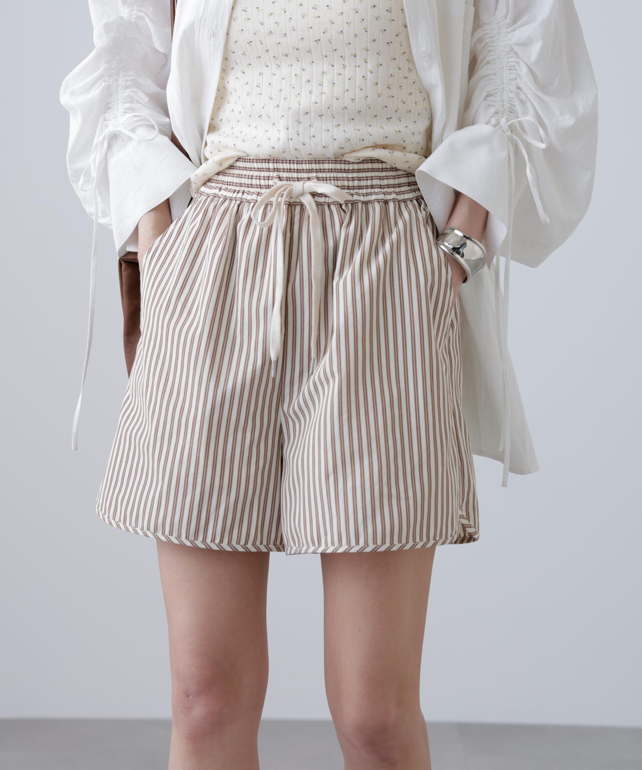 セットアップ対応〉ストライプショートパンツ | FREE'S MART（フリーズ