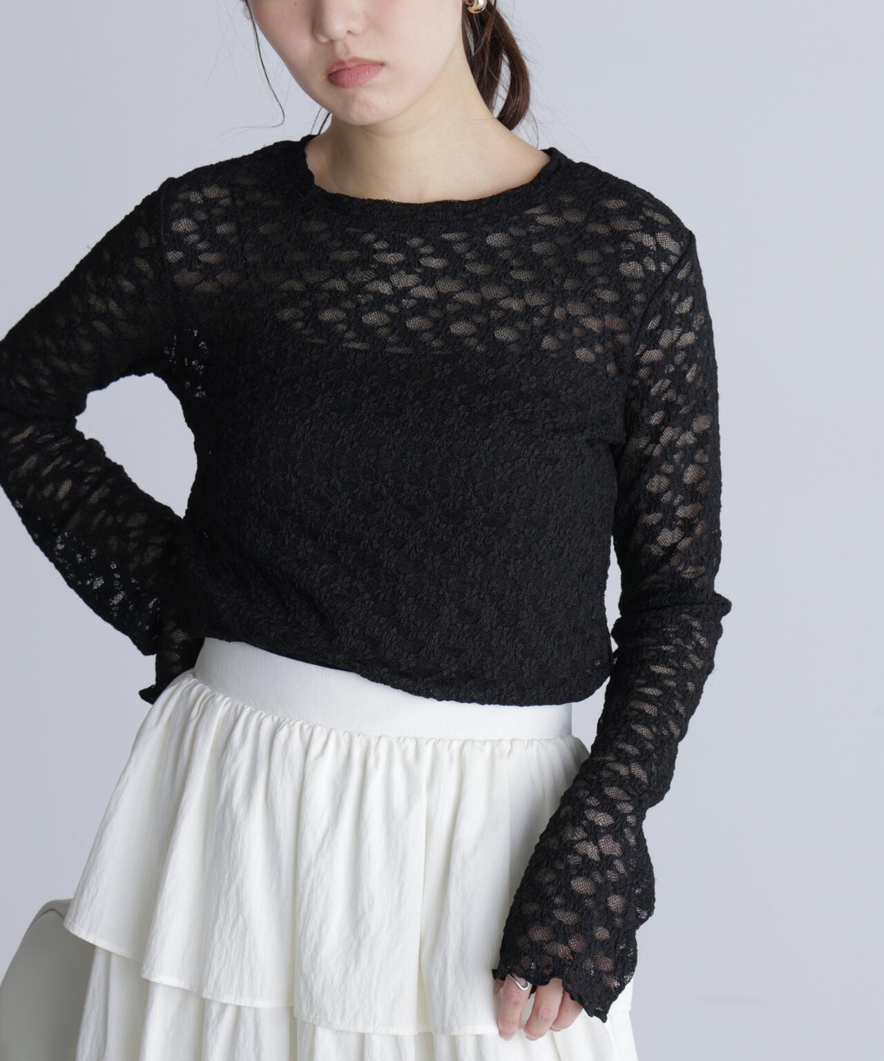 長袖レースカットソー | FREE'S MART（フリーズマート） ｜【公式