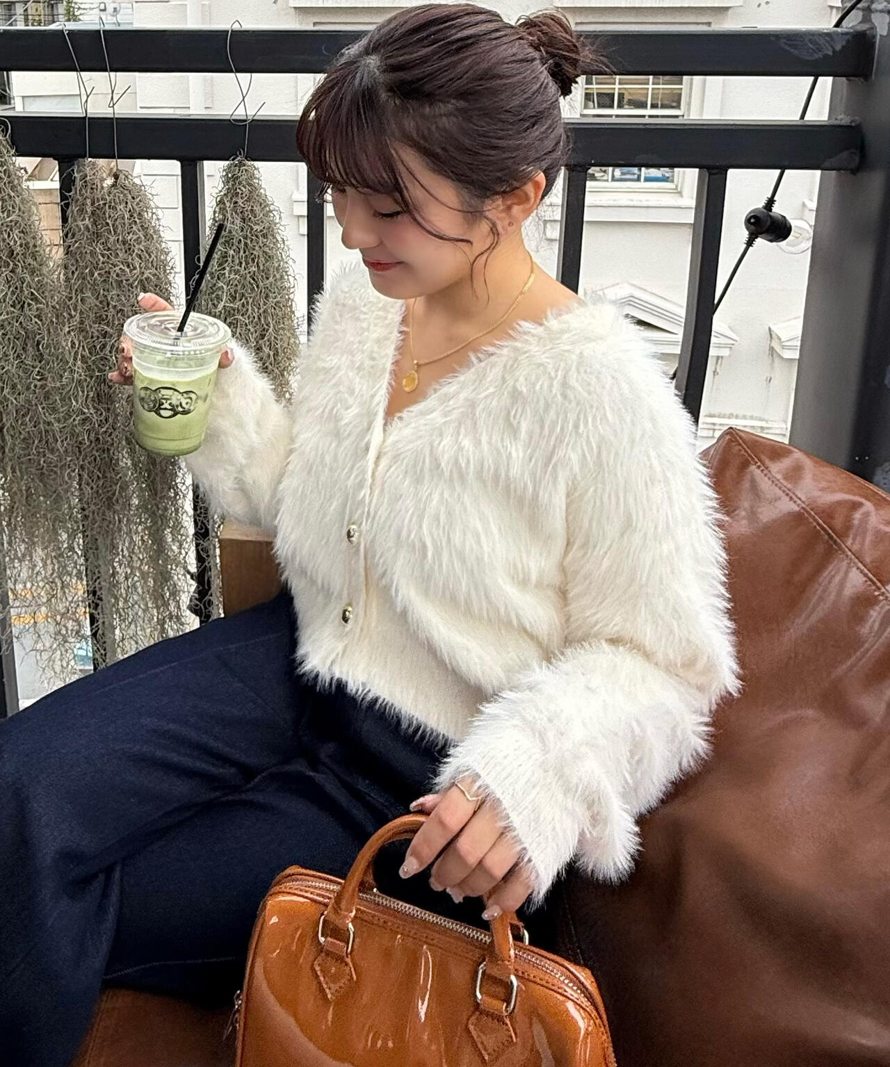 極美品】フォクシー ロングカーディガン ジャケット 金ボタン