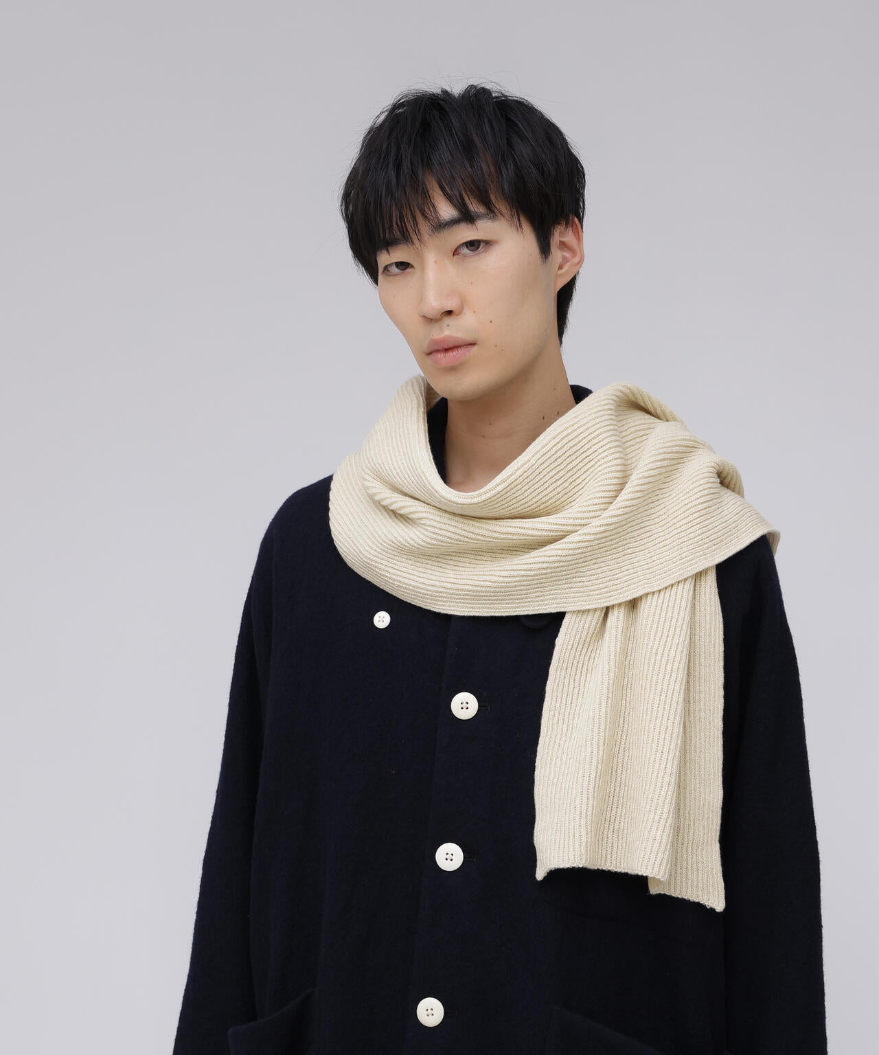 Yonetomi / RIGID CASHMERE MUFFLER | THE LIBRARY（ザ ライブラリー
