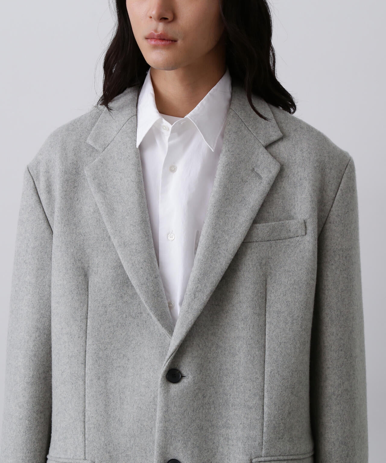 YLEVE / NON MULESING WOOL OVERDYE MELTON JACKET | YLÈVE（イレーヴ