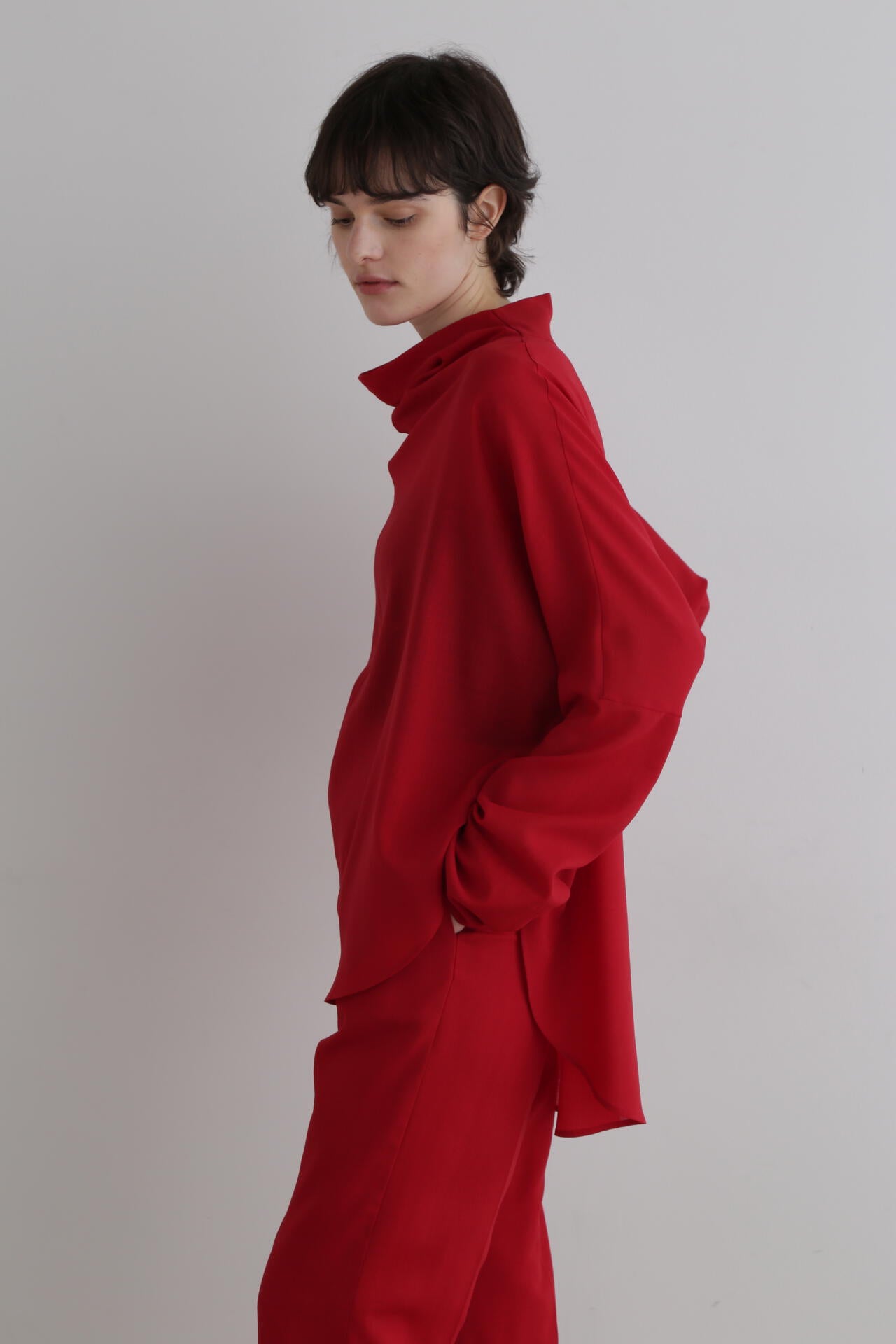 シアーウールローンハイネックブラウス | LE PHIL（ル フィル