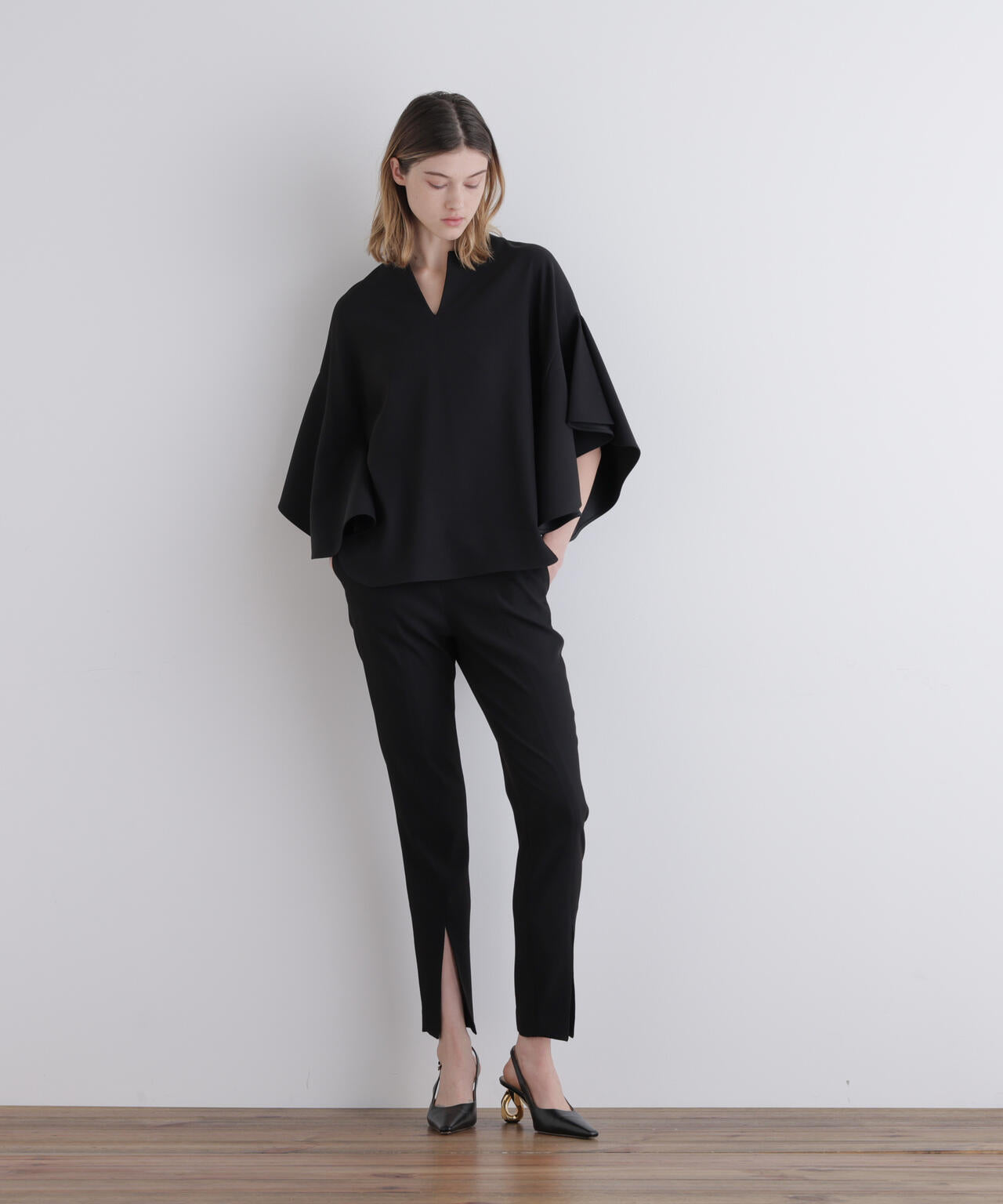 2WAYツイルフレアブラウス | LE PHIL（ル フィル） ｜【公式】通販mix