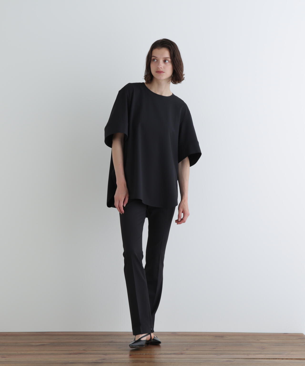 ストレッチオックスバックドレープブラウス | LE PHIL（ル フィル