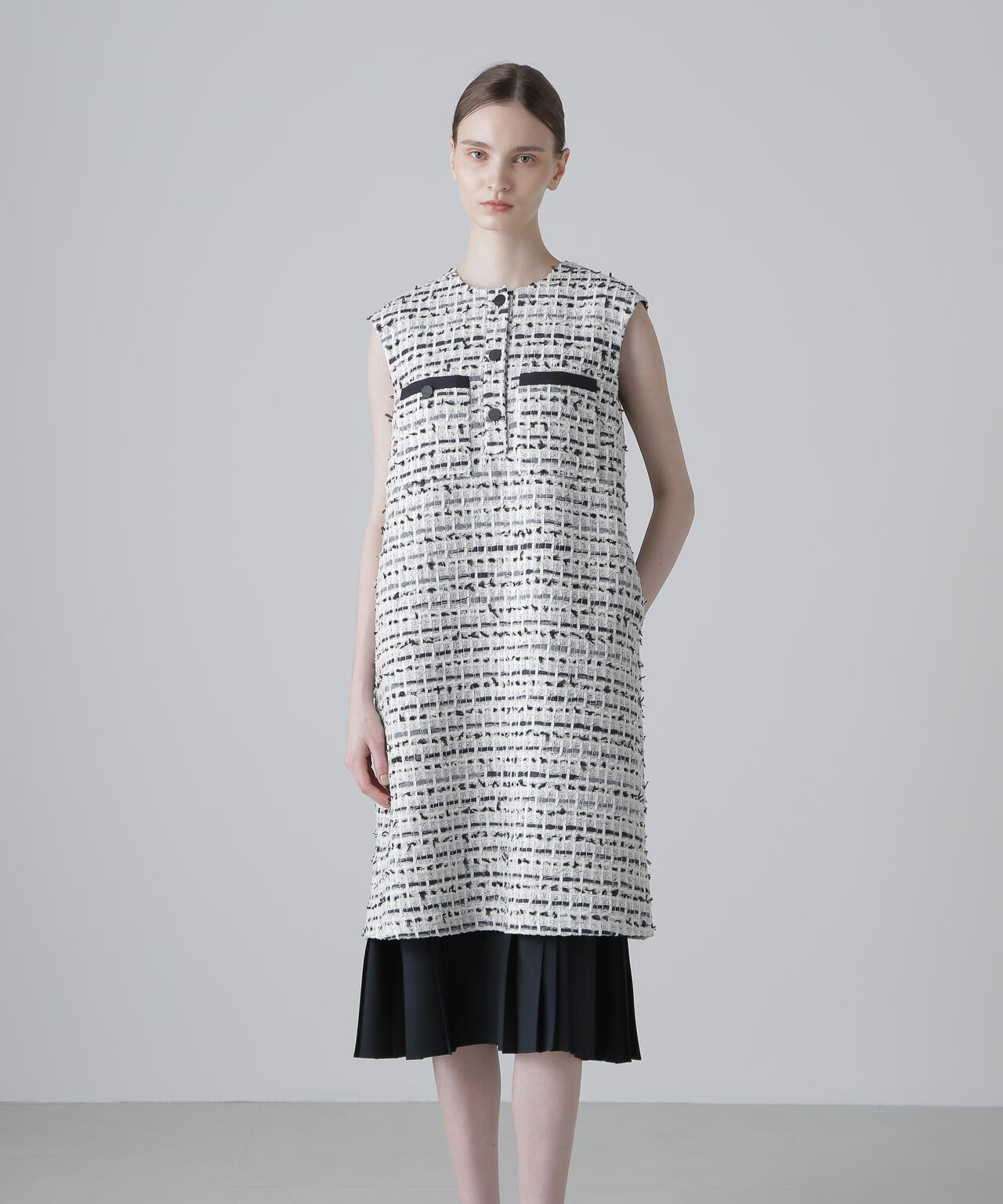 BLACK LABEL＞デニムツィードワンピース | ADORE（アドーア） ｜【公式